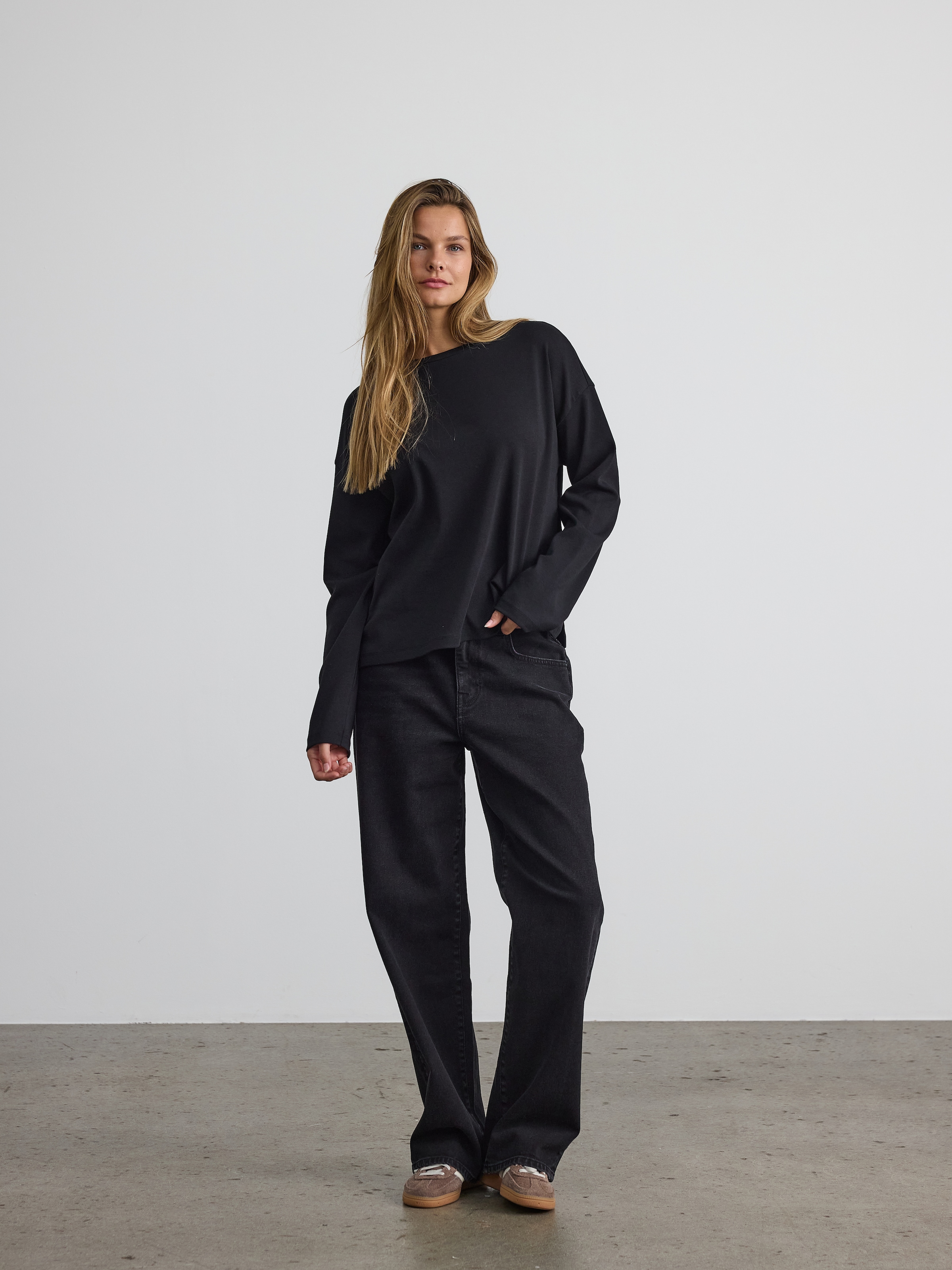 Noisy may Langarmshirt »NMMOCCA L/S REGULAR FIT TOP JRS FWD NOOS«