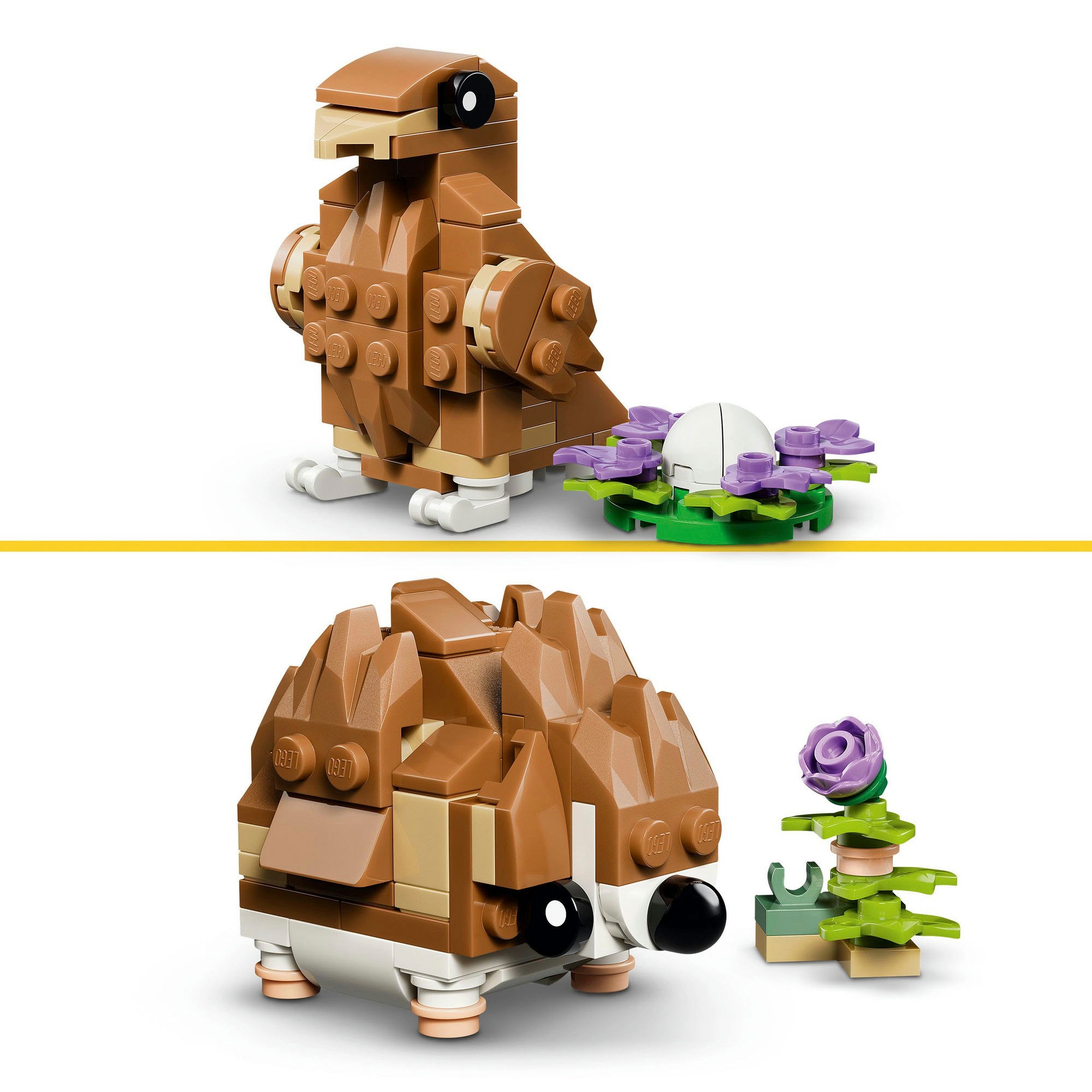 LEGO® Konstruktionsspielsteine »Niedlicher Hamster mit Blume (31376), LEGO Creator« Made in Europe