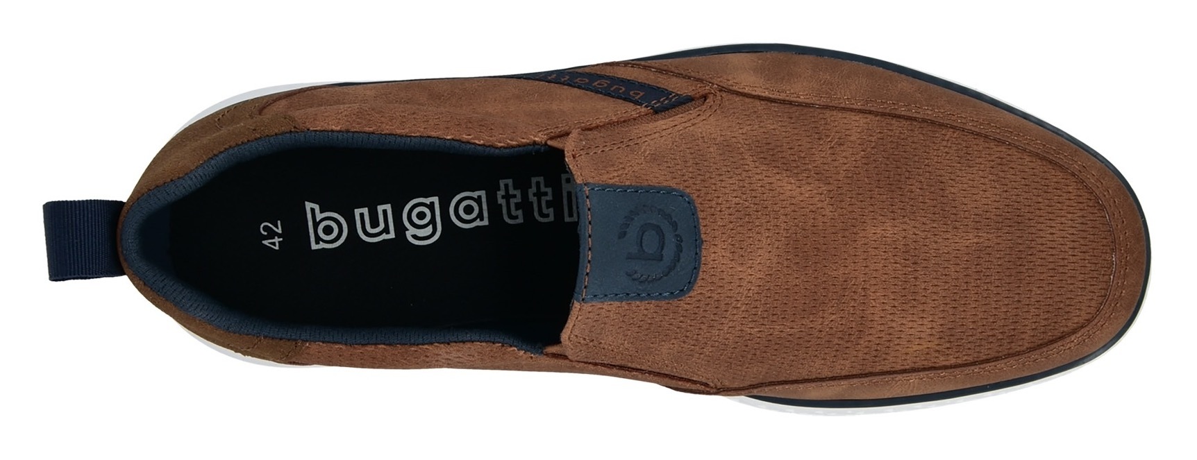 Thumbnail - bugatti Slip-On Sneaker Slipper, Freizeitschuh, Halbschuh mit Stretcheinsatz