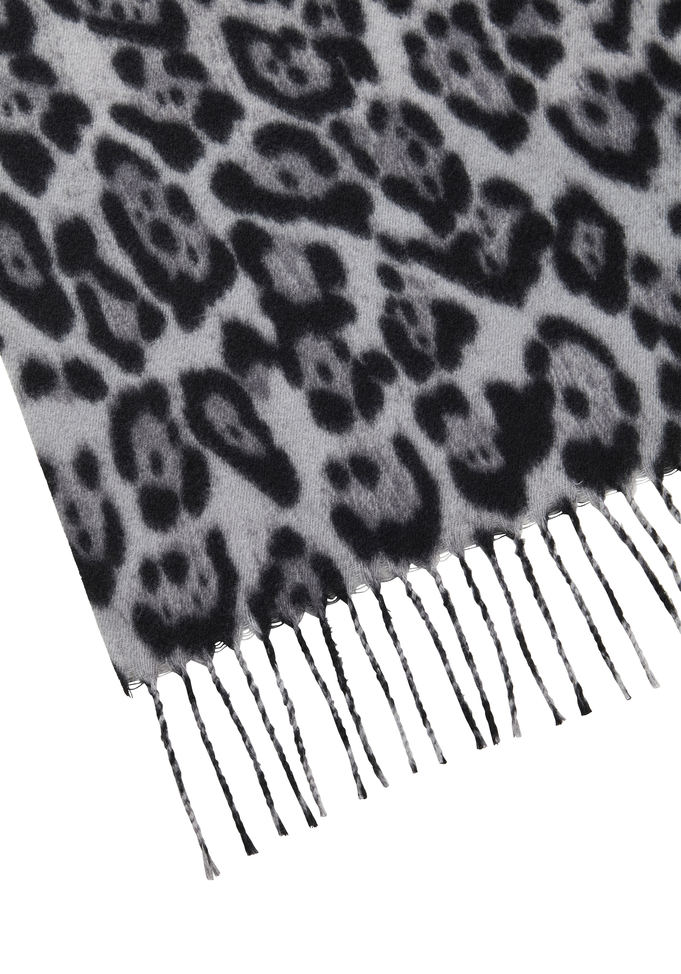 Laura Scott Modeschal, im trendigen Leopard-Design mit Fransen - NEW