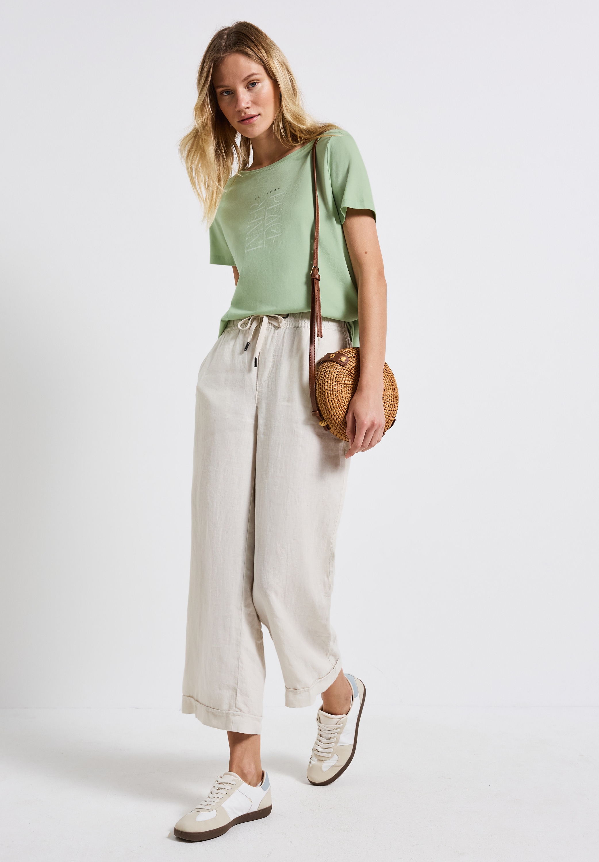 STREET ONE Shirttop, mit Wording Print