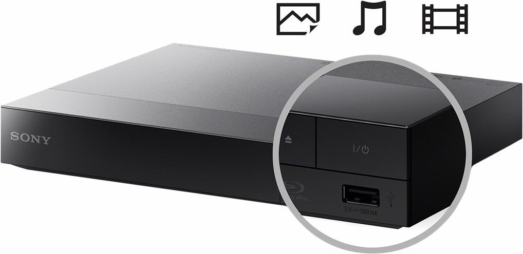 Sony Blu-ray-Player »BDP-S6700«, 4k Ultra HD, Miracast (Wi-Fi Alliance)-LAN  (Ethernet)-WLAN, 3D-fähig-4K Upscaling, Full HD | BAUR