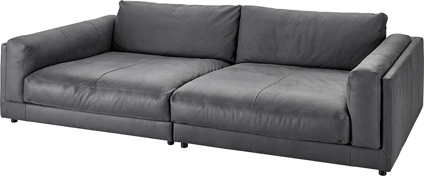 3C Candy Big-Sofa "Karalis", auch in Cord-Bezug, lose Kissen, loungige Bequemlichkeit