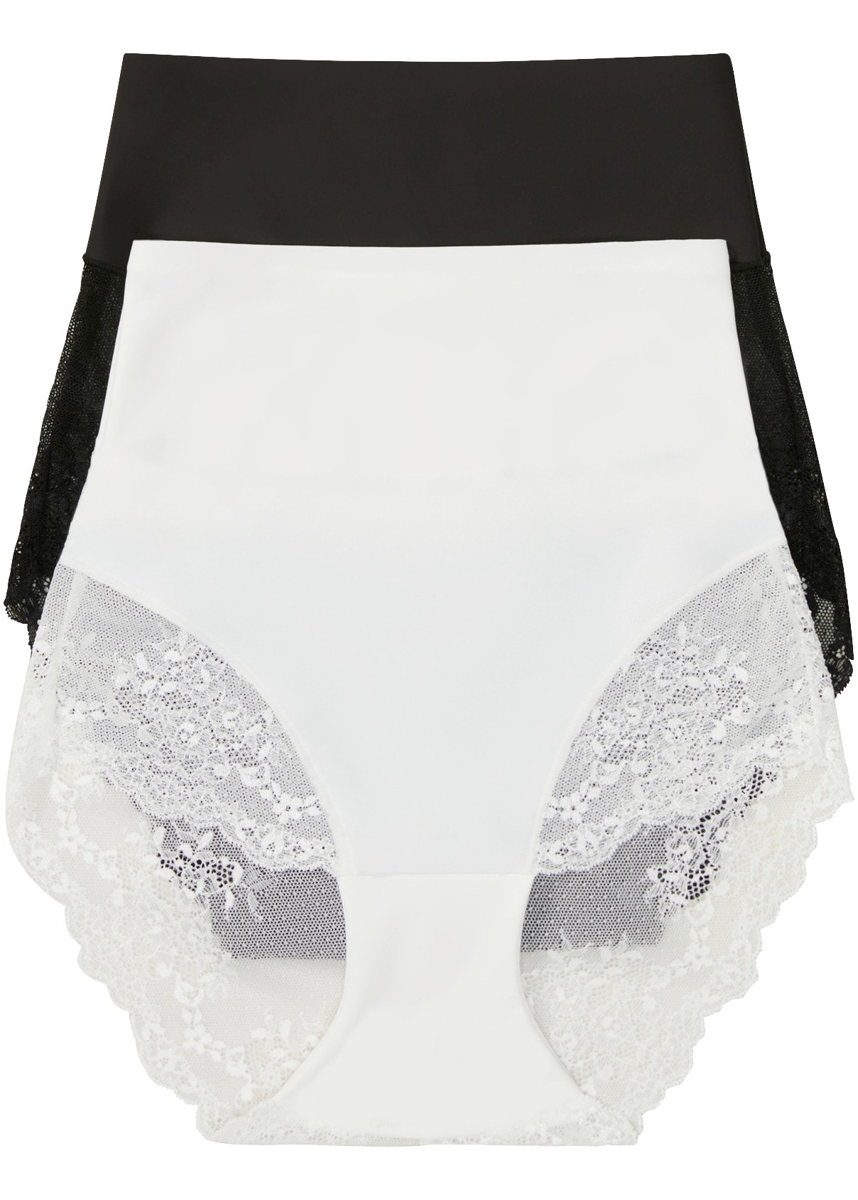 bonprix Shapingpants Packung, 2er,  mit Lasercut-Verarbeitung, aus Polyamid und Elasthan, im 2er-Pack