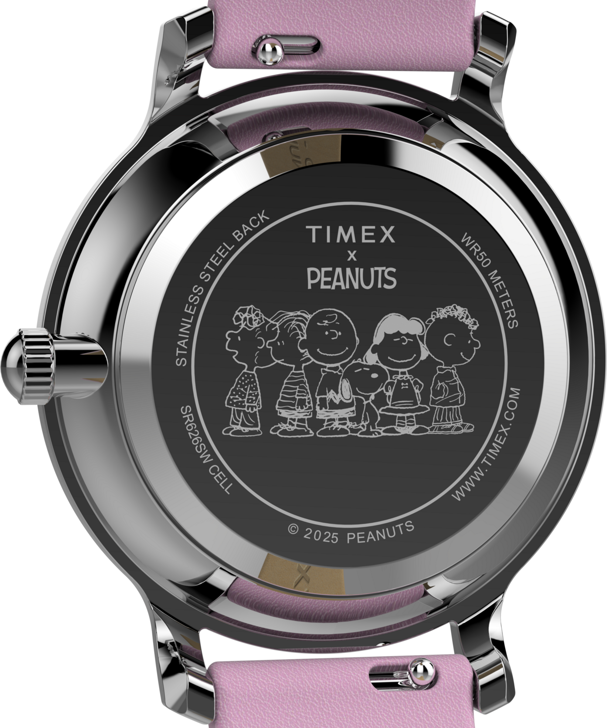 Timex Quarzuhr »TIMEX x PEANUTS TIMEX TRANSCEND«, Armbanduhr, Damenuhr, Lederarmband, analog