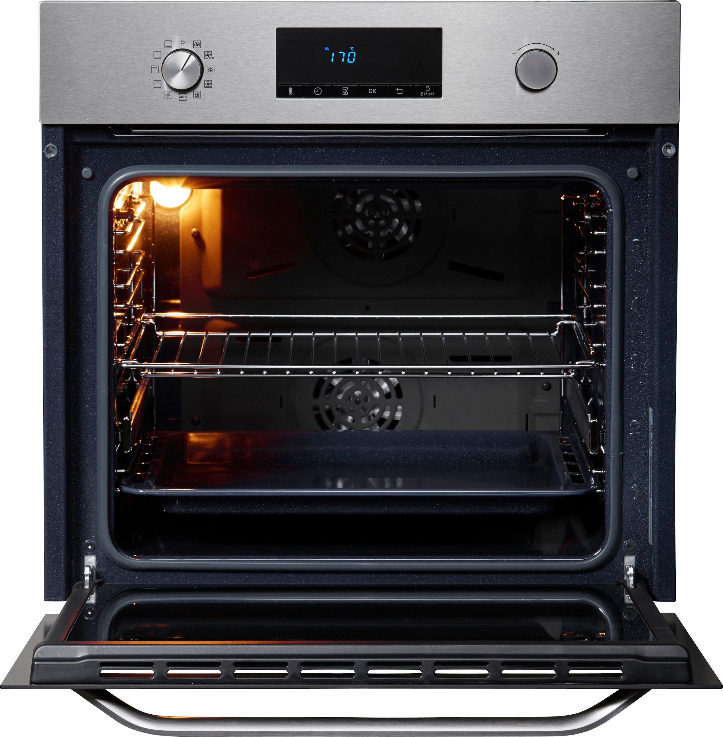 Samsung Einbaubackofen »NV70K2340RS/EG«, mit 1-fach-Teleskopauszug, katalytische Reinigung, mit Automatikprogrammen