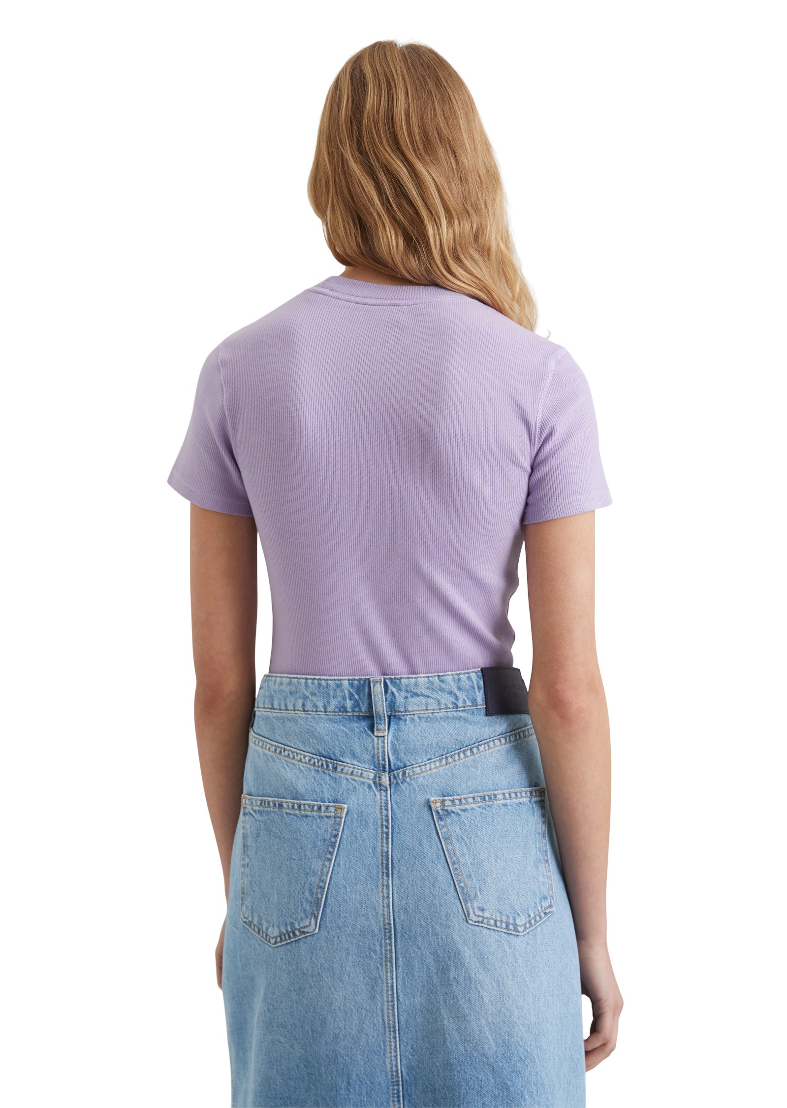 Marc O'Polo DENIM T-Shirt »aus Rippjersey«