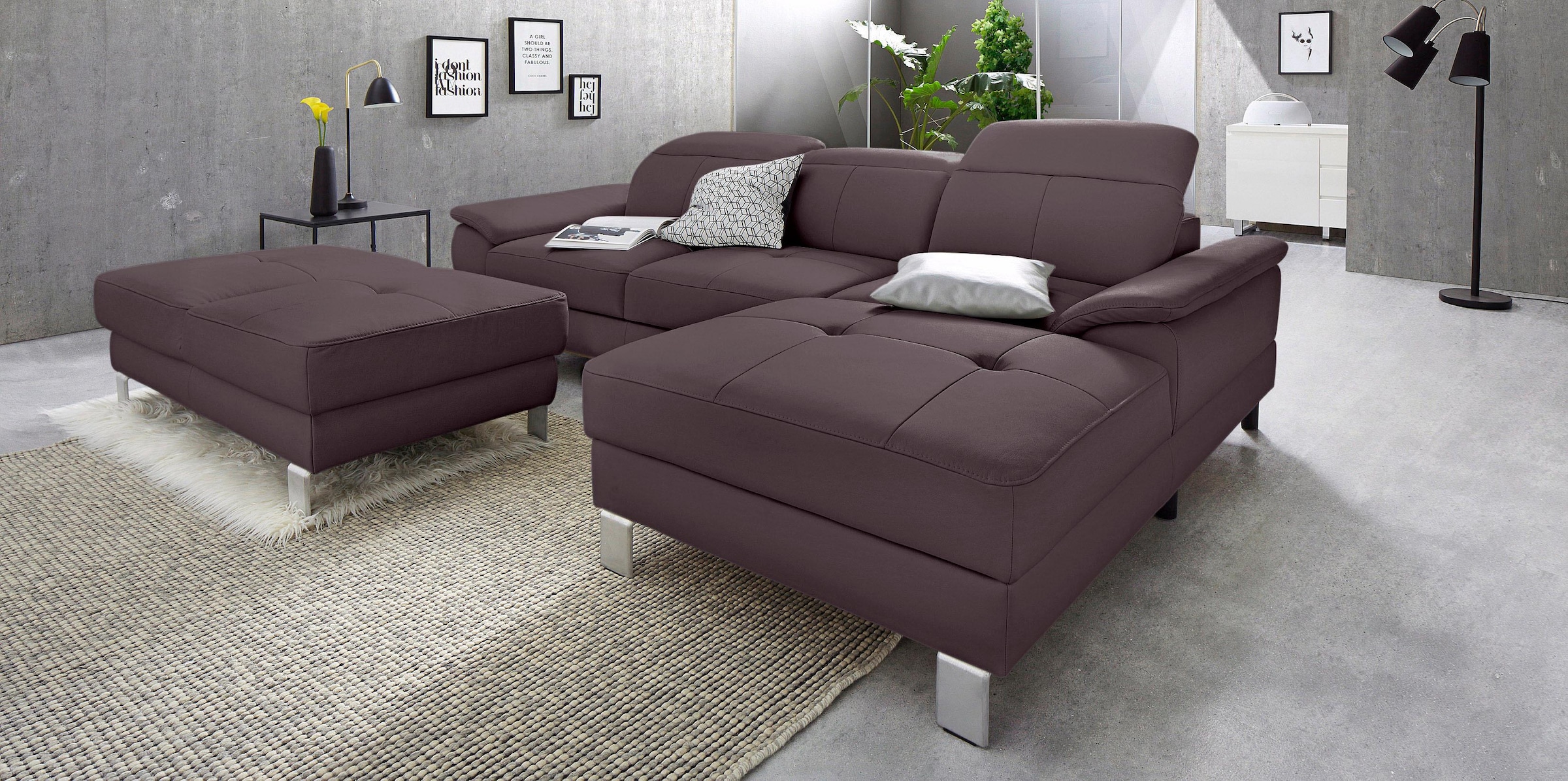 exxpo - sofa fashion Hocker "Mantua 2"