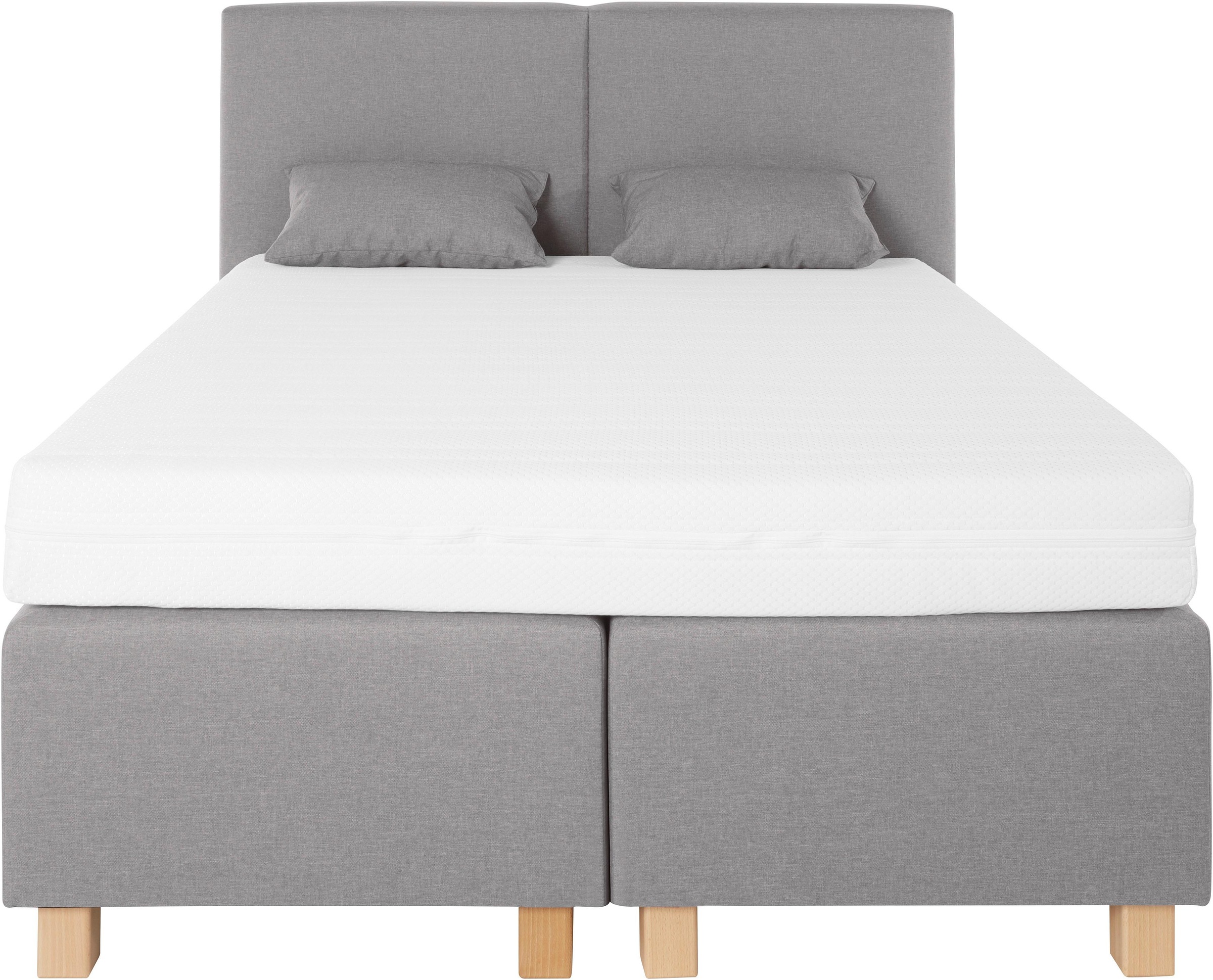 Westfalia Schlafkomfort Boxspringbett, mit Zierkissen