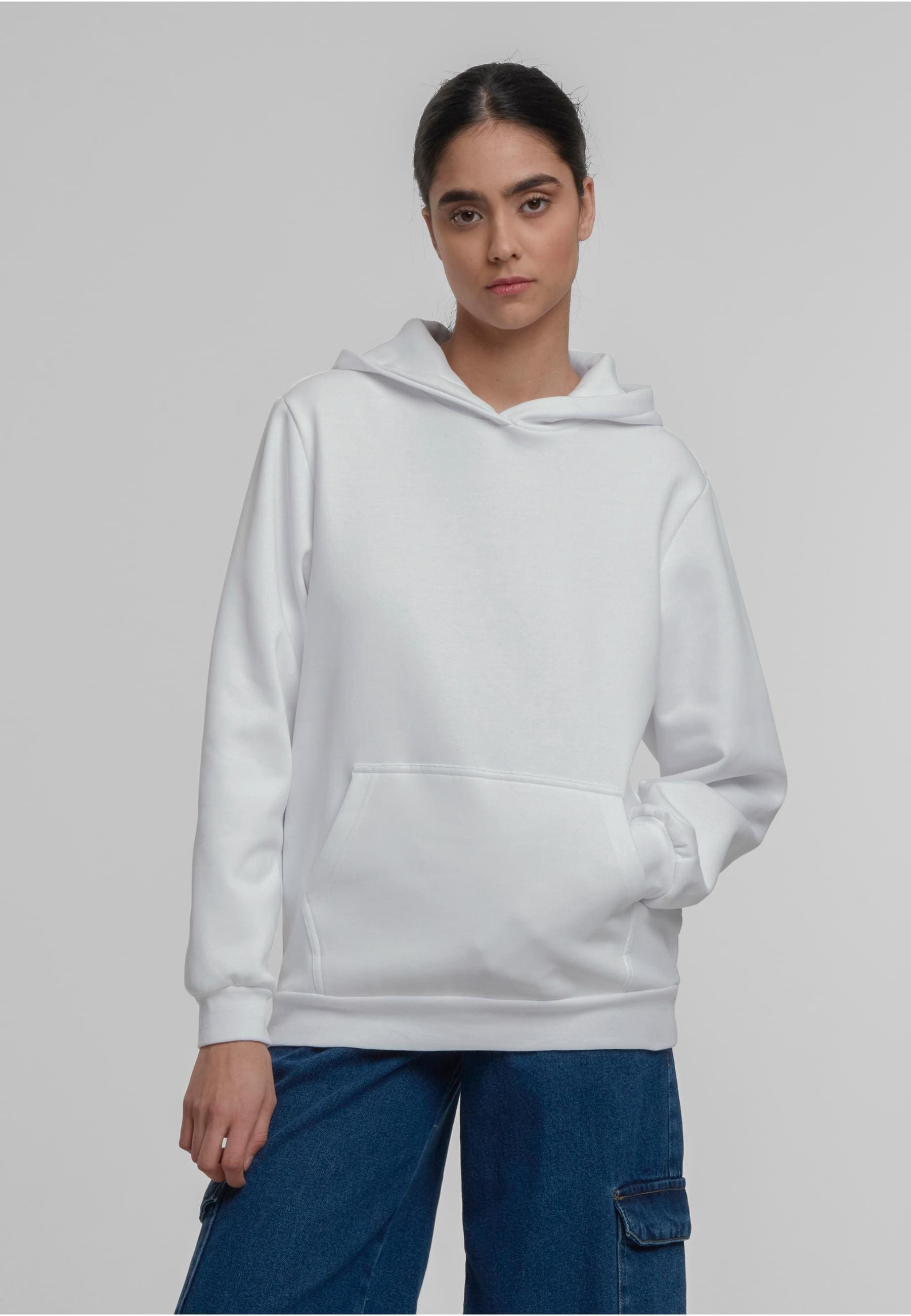 URBAN CLASSICS Kapuzenpullover »Urban Classics Ladies Loose Brushed Fleece Hoody«, (1 tlg.)
