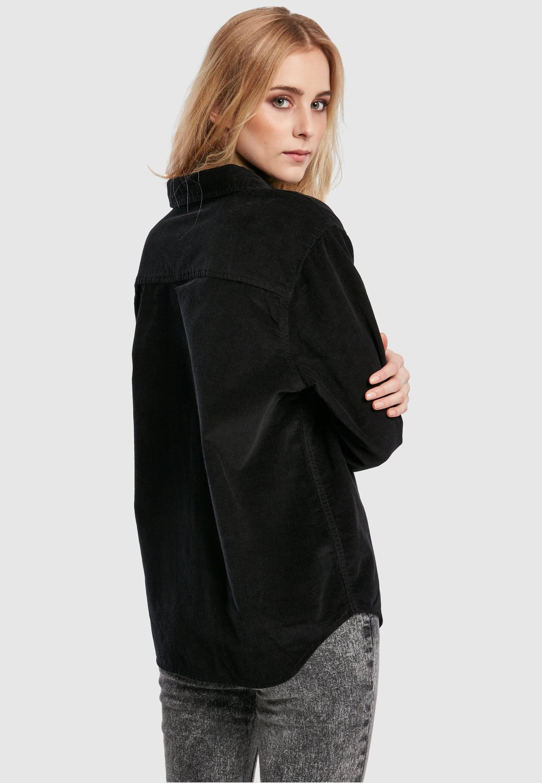 URBAN CLASSICS Langarmhemd »Urban Classics Damen Ladies Corduroy Oversized Shirt«, (1 tlg.)
