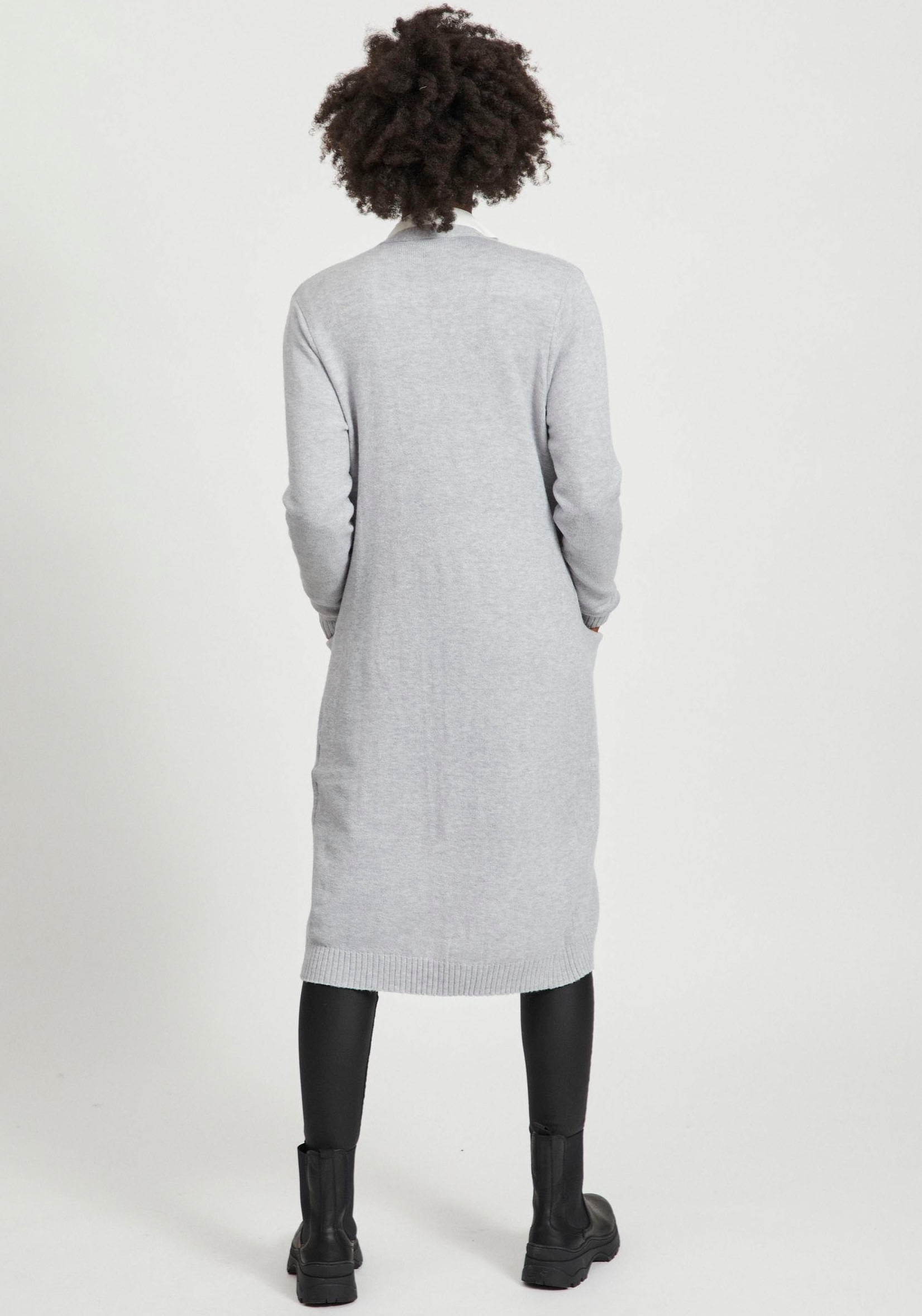 Vila Longstrickjacke "VIRIL LONG L/S KNIT CARDIGAN - NOOS" in knielanger Fo günstig online kaufen