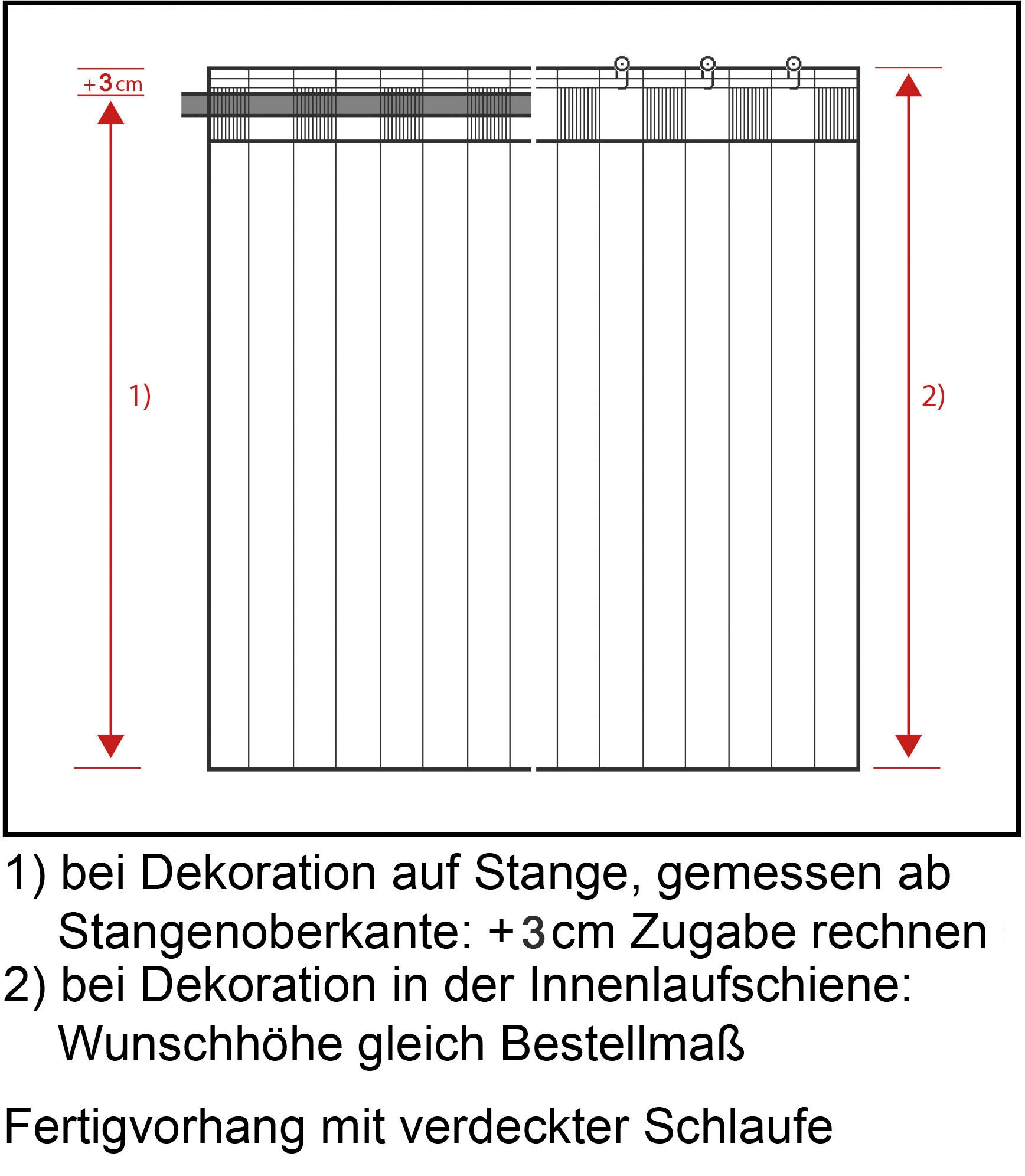 Neutex for you! Vorhang »Linessa«, (1 St.), Schal mit verdeckten Schlaufen, Breite 137 cm, nach Maß