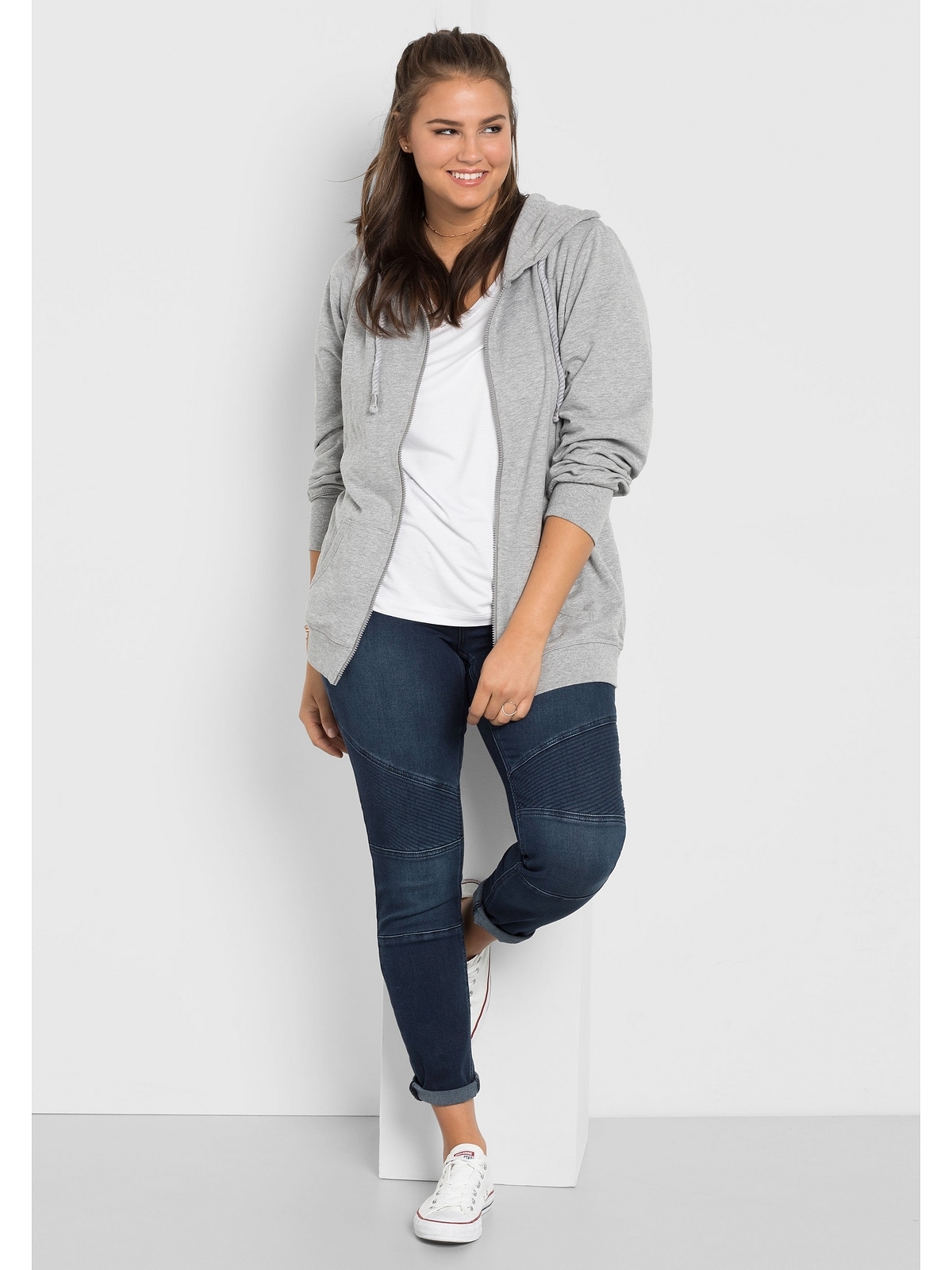 Sheego Stretch-Jeans | Größen«, Power-Stretch-Qualität BAUR »Große kaufen für