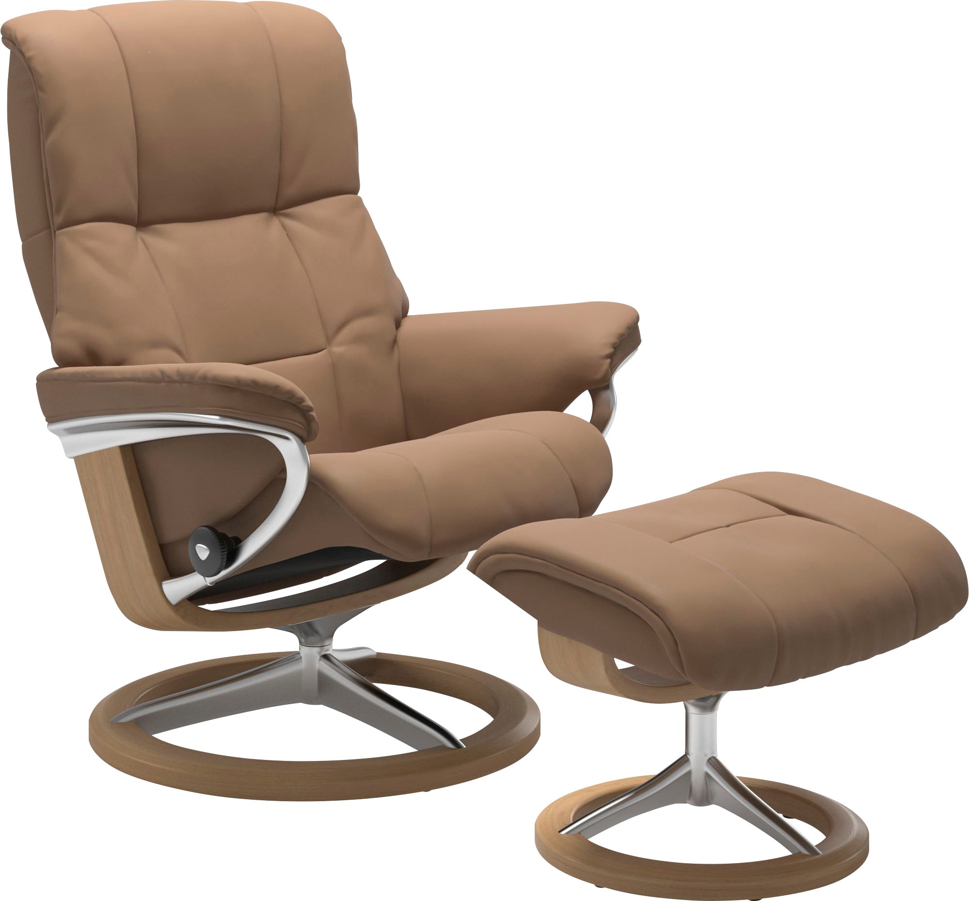 Stressless Fußhocker "Mayfair", mit Signature Base, Gestell Eiche