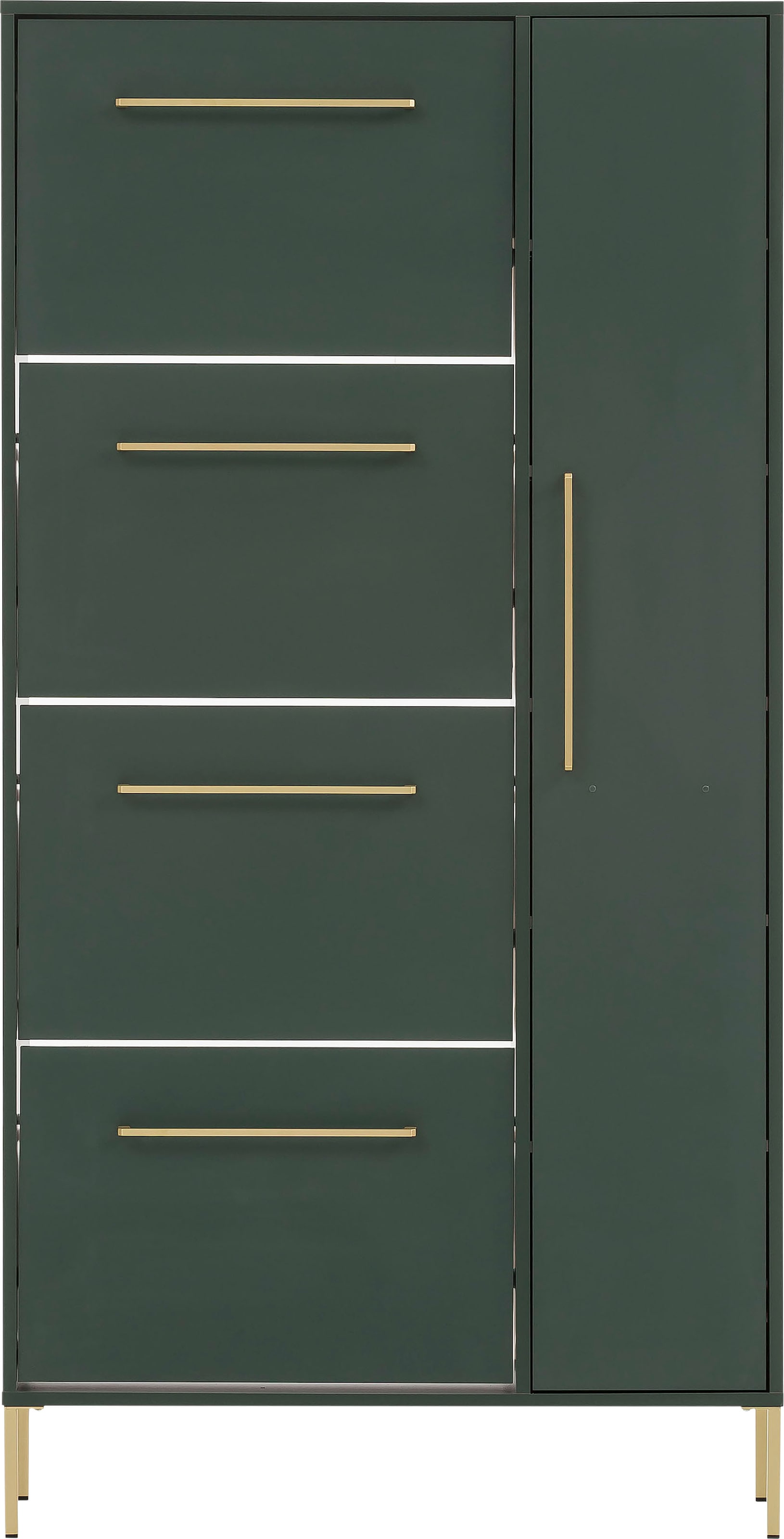 Schildmeyer Schuhschrank "Kent mit goldfarbenen Griffen" Breite 88,4 cm, ma günstig online kaufen