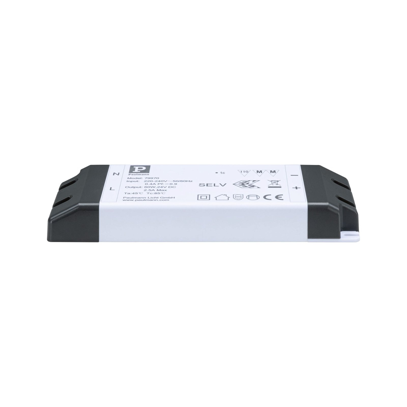 Paulmann LED-Streifen »Pro Power Supply 24V DC 60VA IP20 Weiß/Kunststoff«, Zubehör