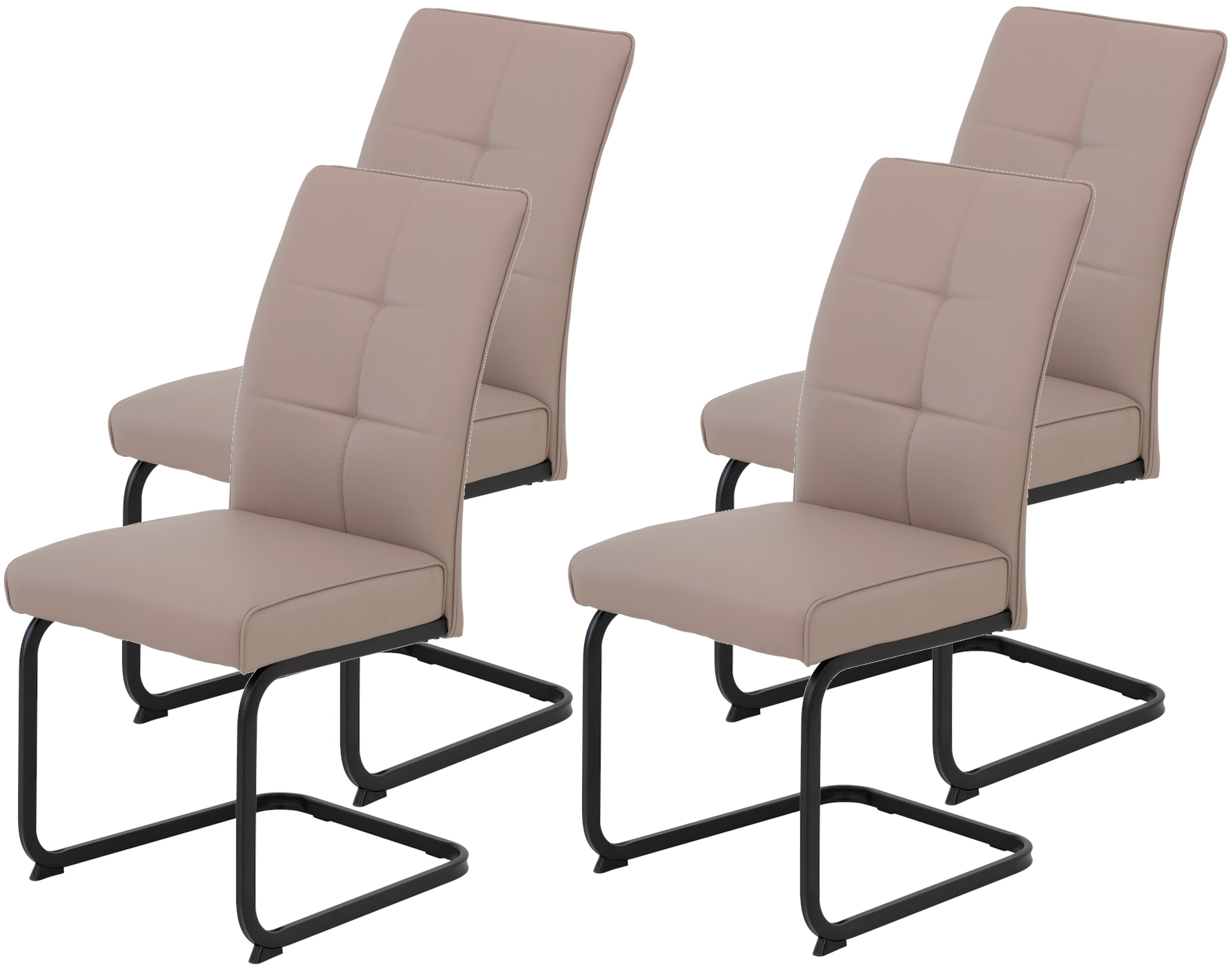 HELA Freischwinger "Freischwinger TOLEDO mit Komfortsitz, gepolstert, Bezug günstig online kaufen