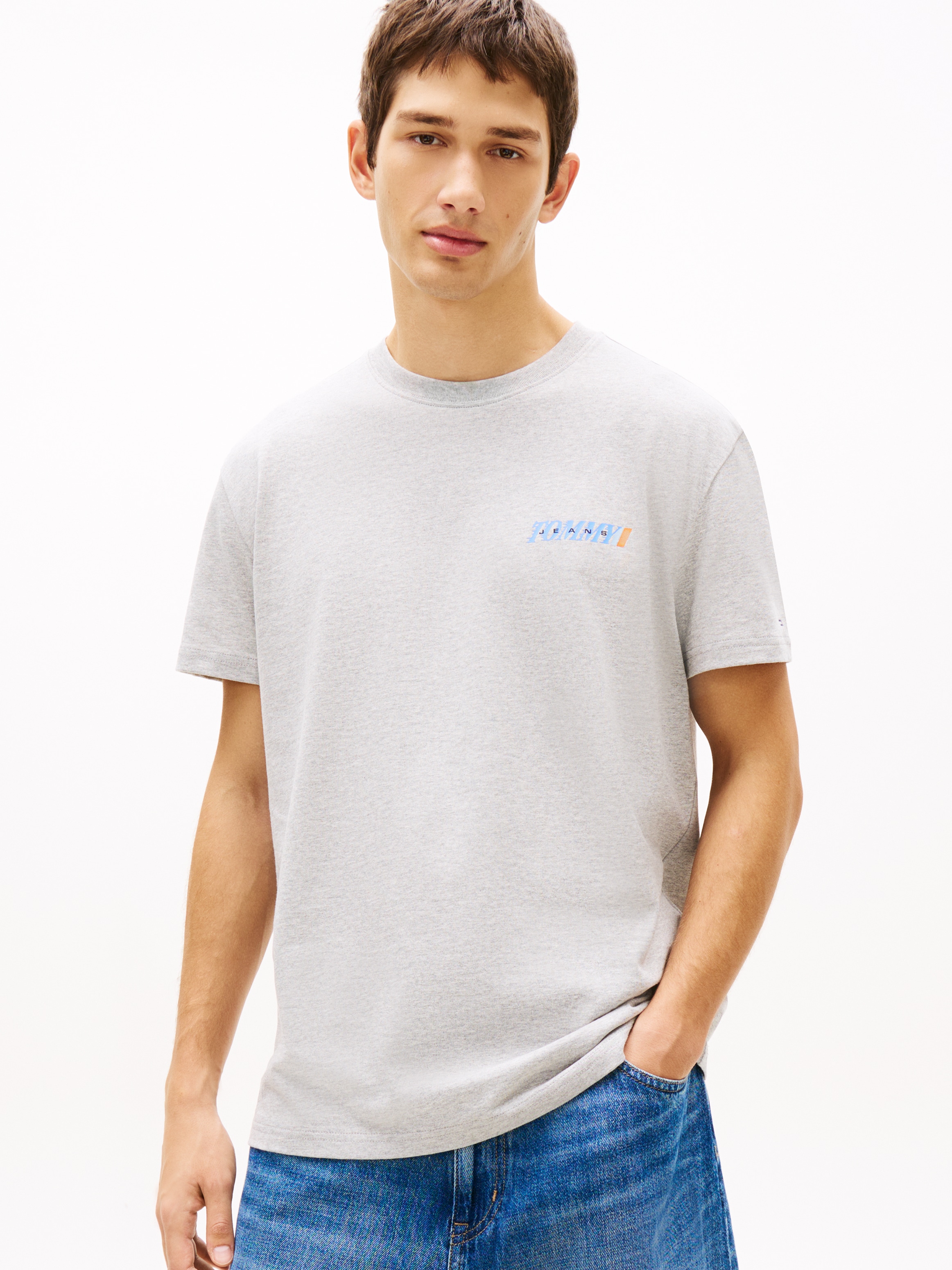 Tommy Jeans "REGULAR VINTAGE LA BACK" in regulärer Passform mit Markenprint
