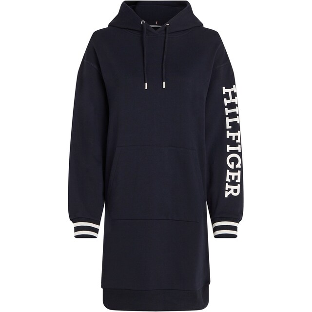 Tommy Hilfiger Curve Sweatkleid »CRV REG MONOTYPE HOOD SHORT DRS«, PLUS  SIZE CURVE,mit markantem Hilfiger Logo-Schriftzug auf dem Ärmel online  bestellen | BAUR