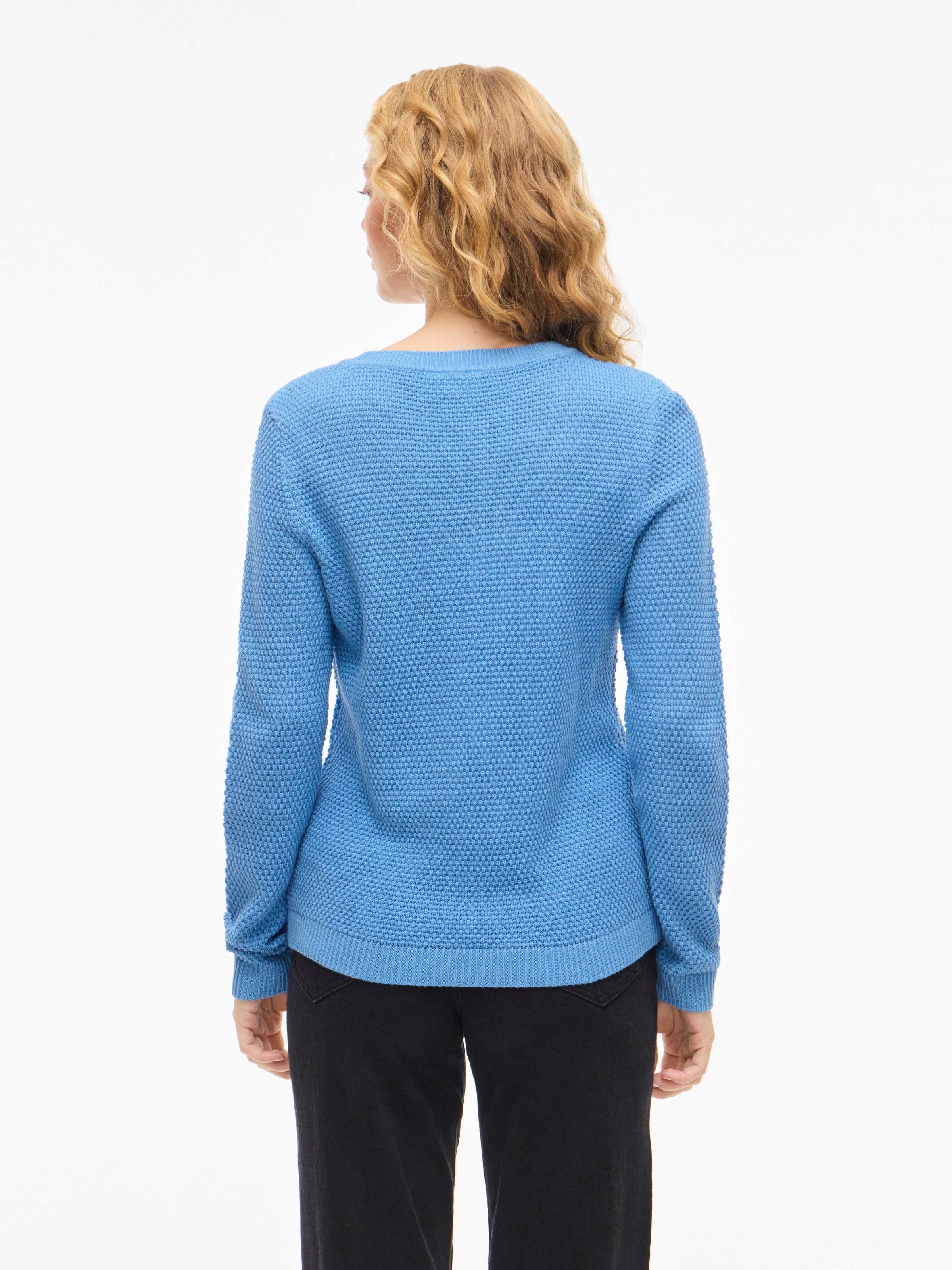 Vila Rundhalspullover "VIDALO O-NECK L/S KNIT TOP- NOOS" günstig online kaufen