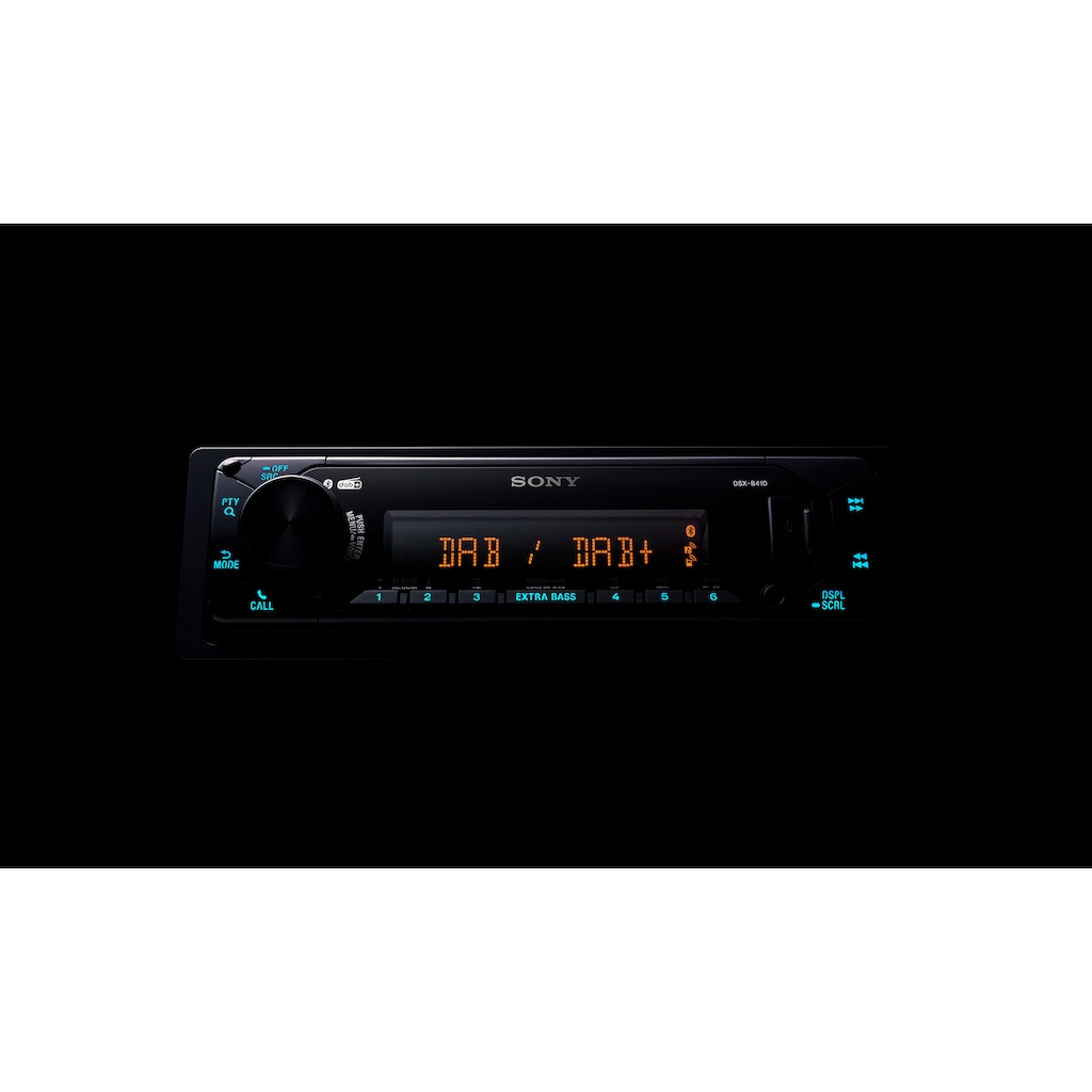 Sony Autoradio »DSXB41KIT«, (Bluetooth Digitalradio (DAB+)-FM-Tuner 55 W)