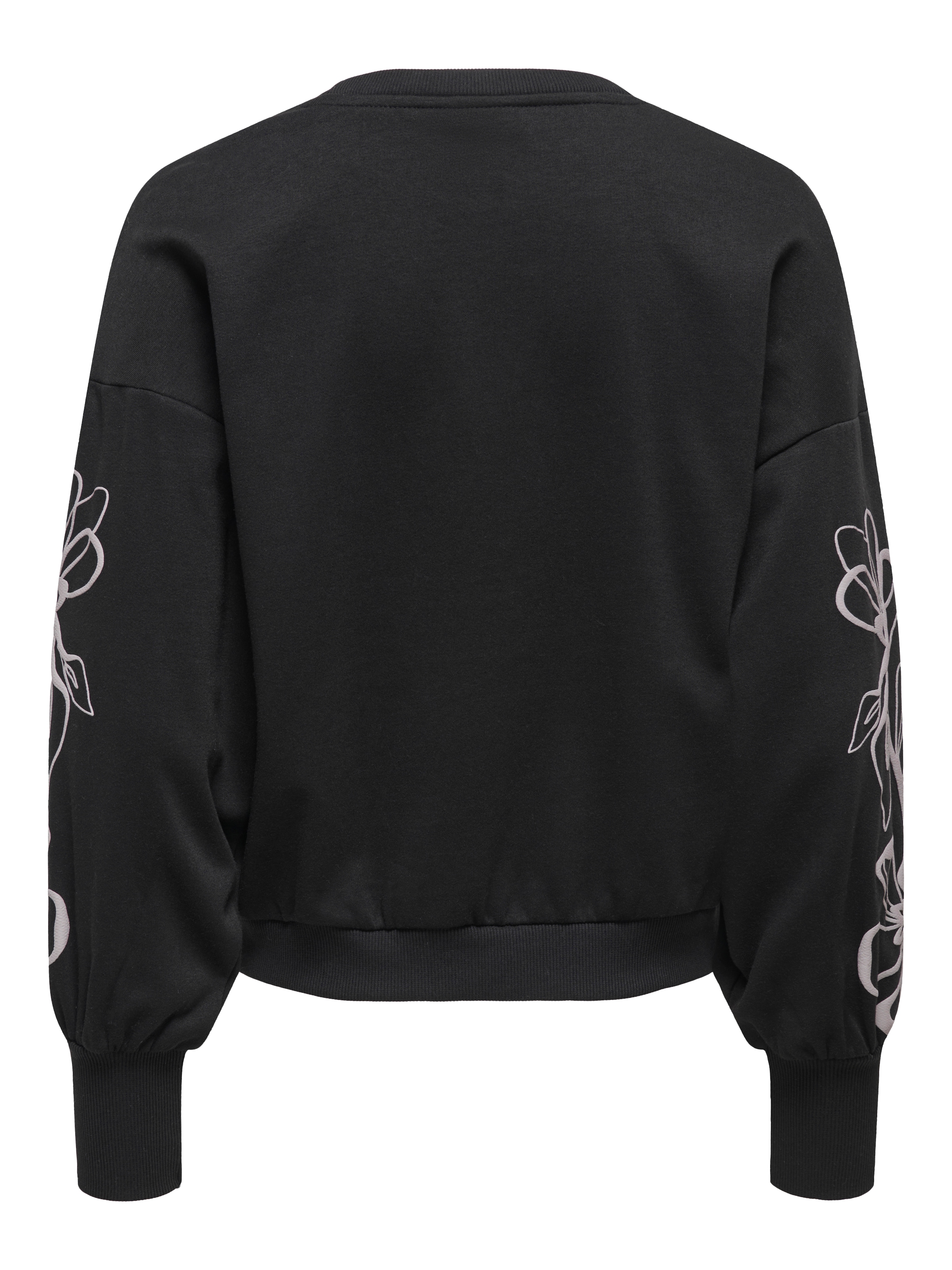ONLY Sweatshirt »ONLBROOKE L/S O-NECK FLOWER SWT«, Baumwollmischung, regular fit
