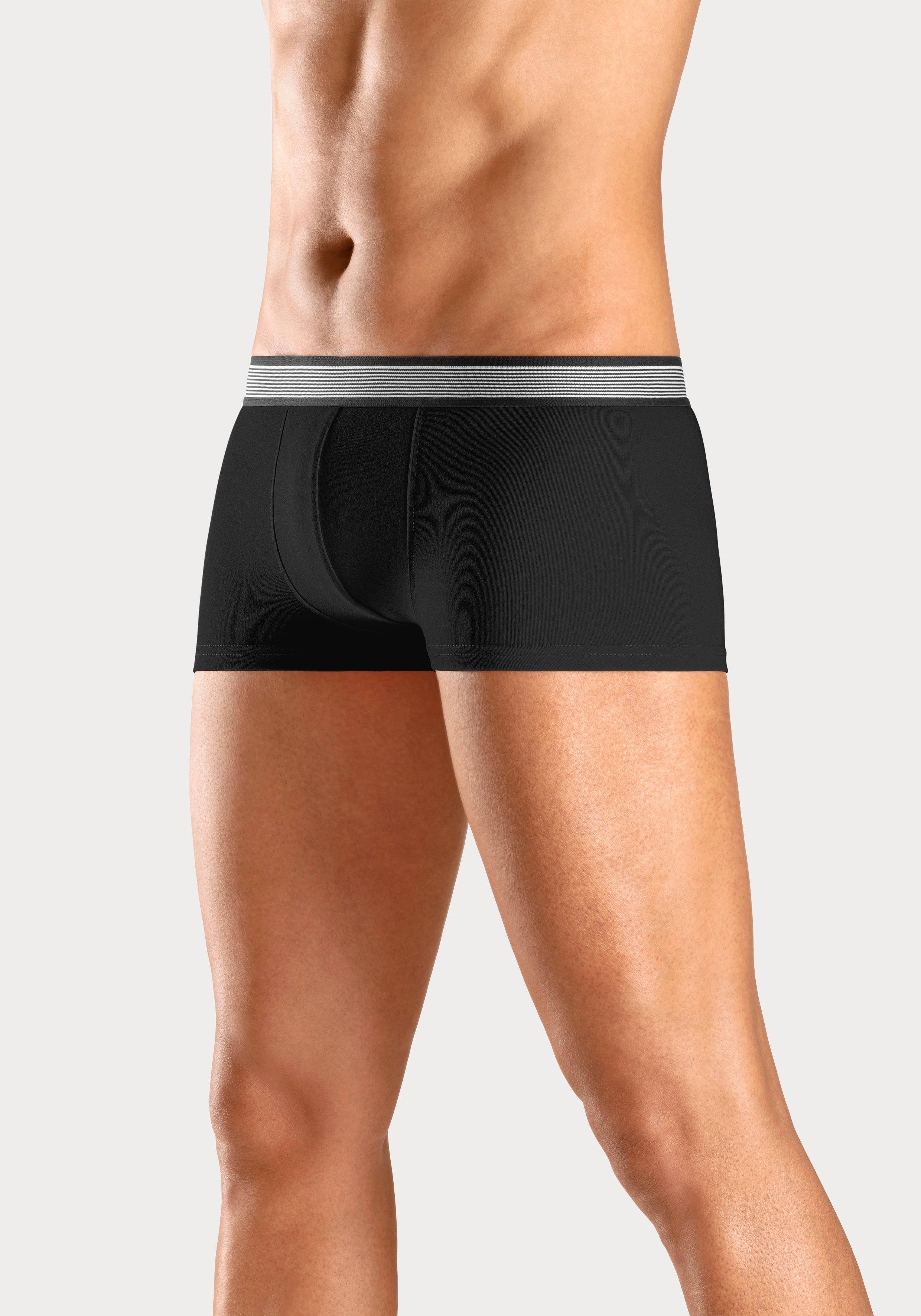 Thumbnail - H.I.S Hipster, (Packung, 4 St.), knapp sitzende Boxershorts aus Baumwollmischung