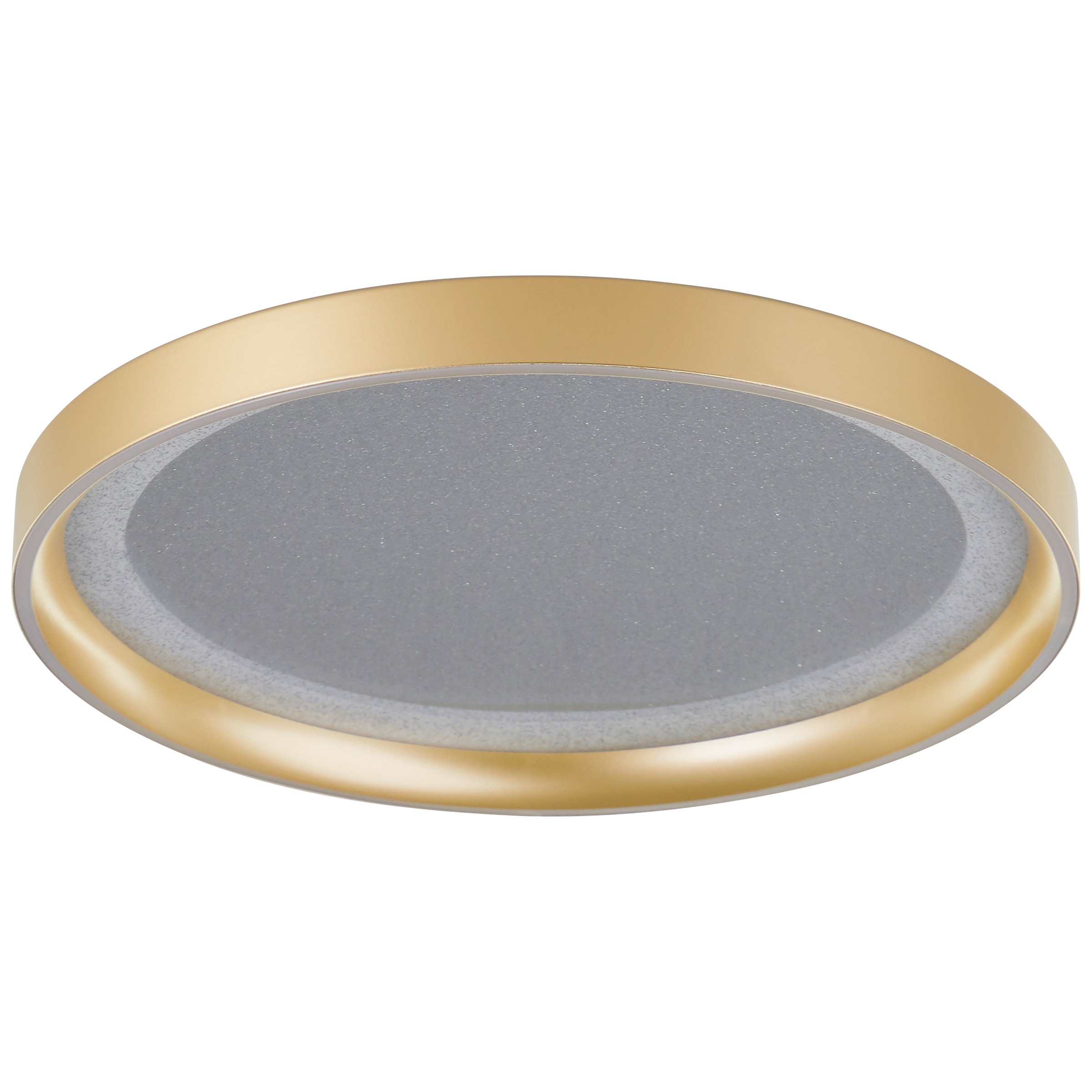 Brilliant LED Deckenleuchte »Quito«, LED-Deckenlampe, 33 cm, Glitzereffekt, 2700 lm, 3000 K, goldfarben