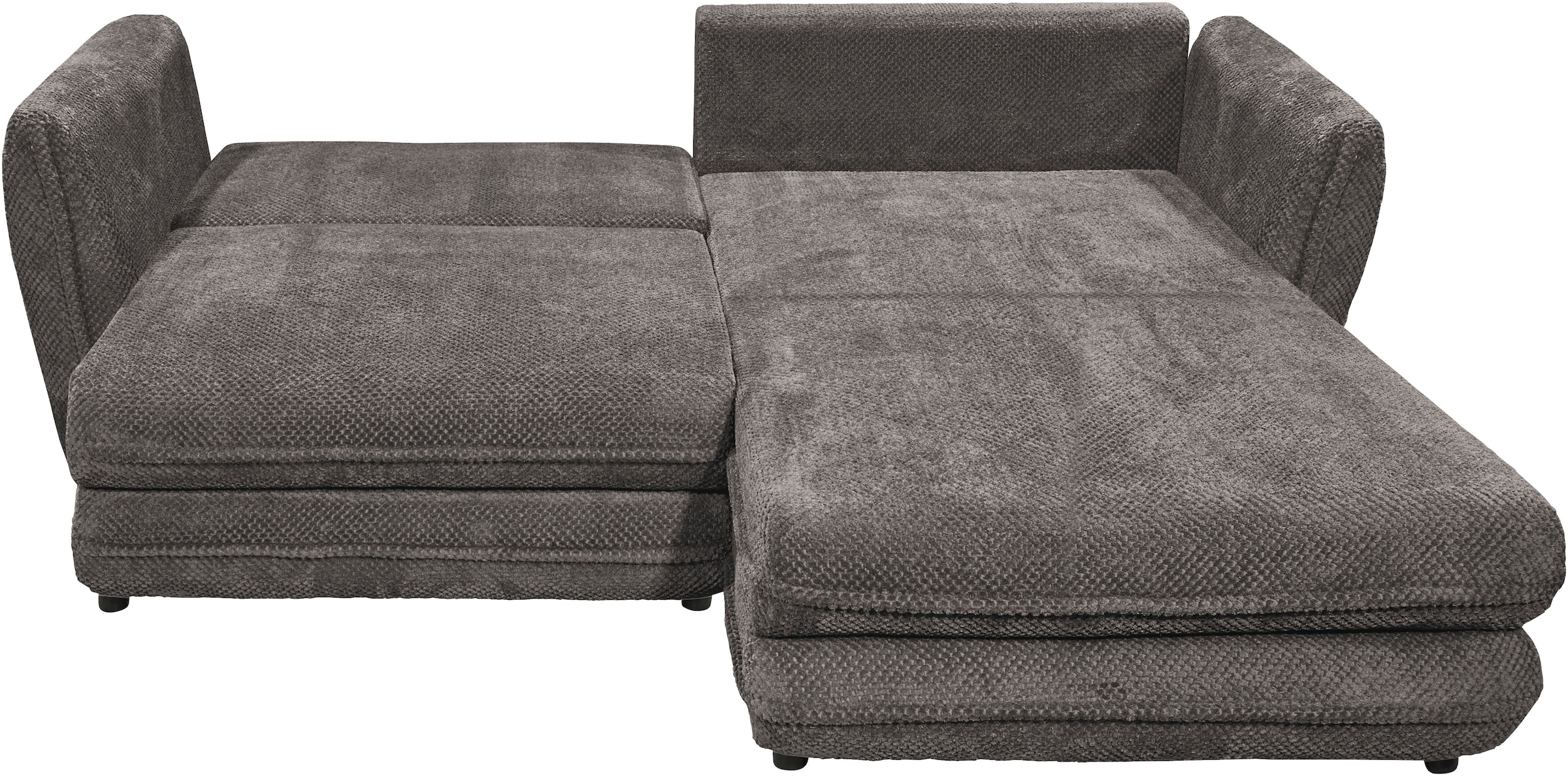 ED EXCITING DESIGN Ecksofa »Stanley L-Form«, mit Bettfunktion, Bettkasten & 2 Zierkissen
