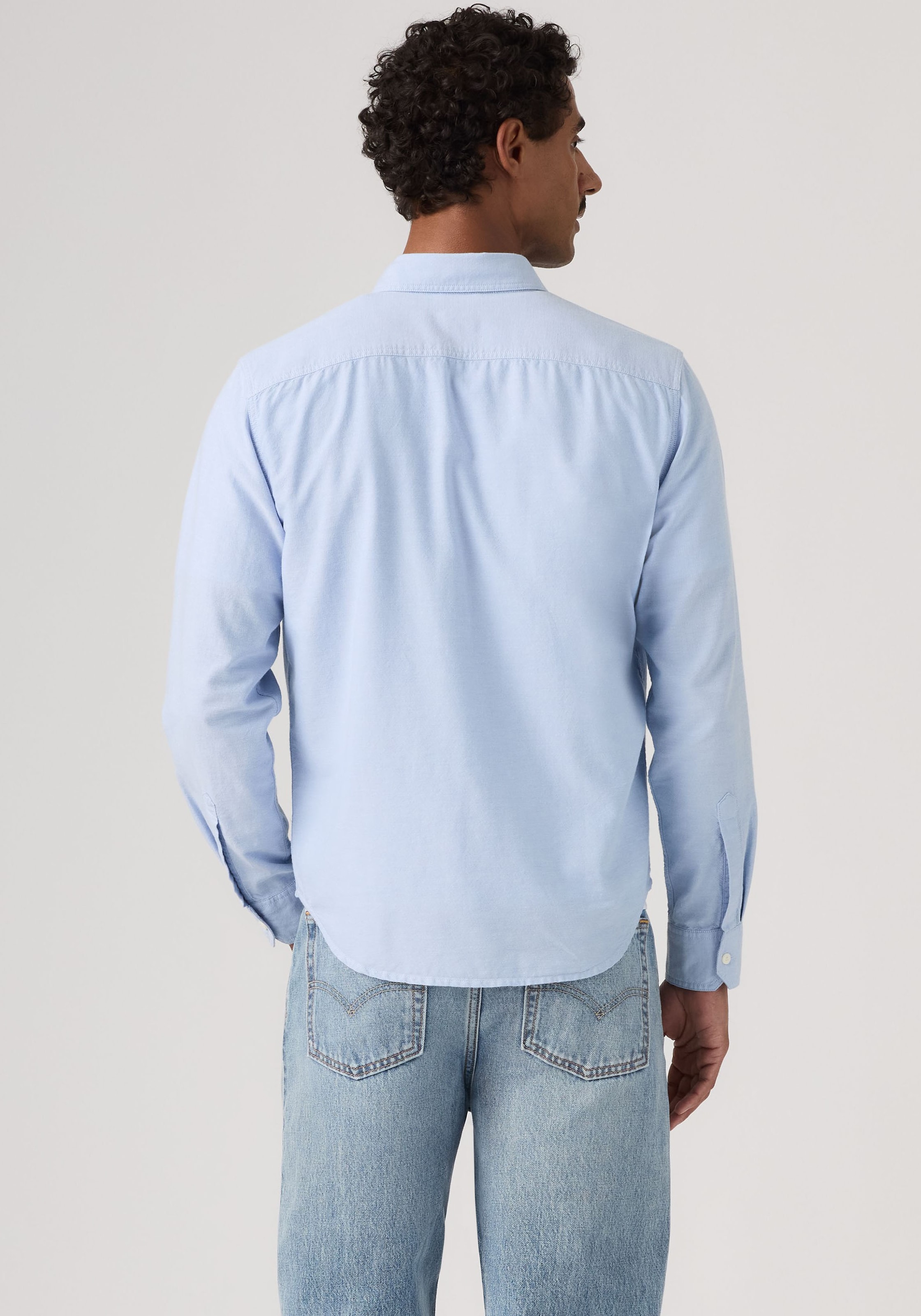 Levi's® Langarmhemd »CLS BATTERY HM SHIRT - STANDARD« mit abgerundetem Saum