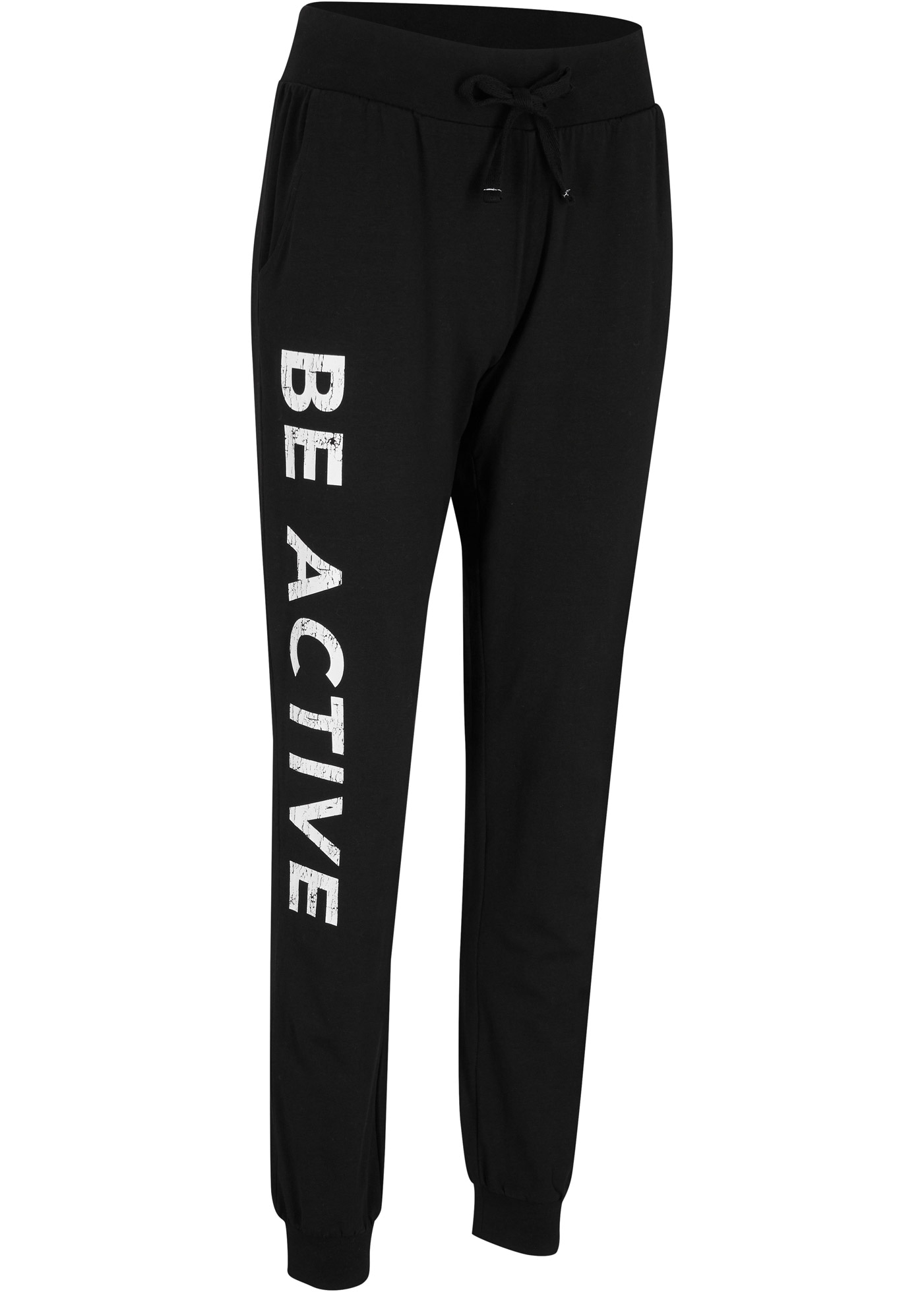 bonprix Jogginghose  aus Baumwolle mit Stretch, mit Eingriffstaschen, lockere Passform