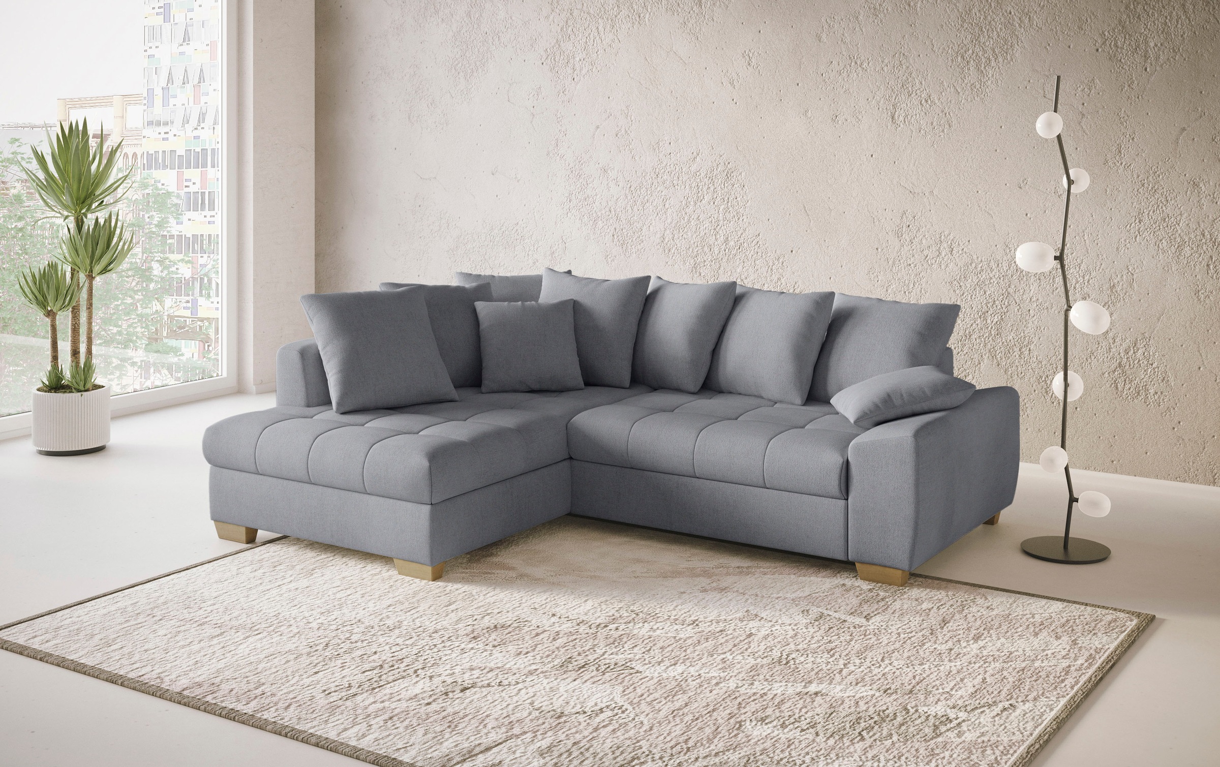 Mr. Couch Ecksofa "Nikita II, L-Form, bis 140kg pro Sitzplatz belastbar" mi günstig online kaufen