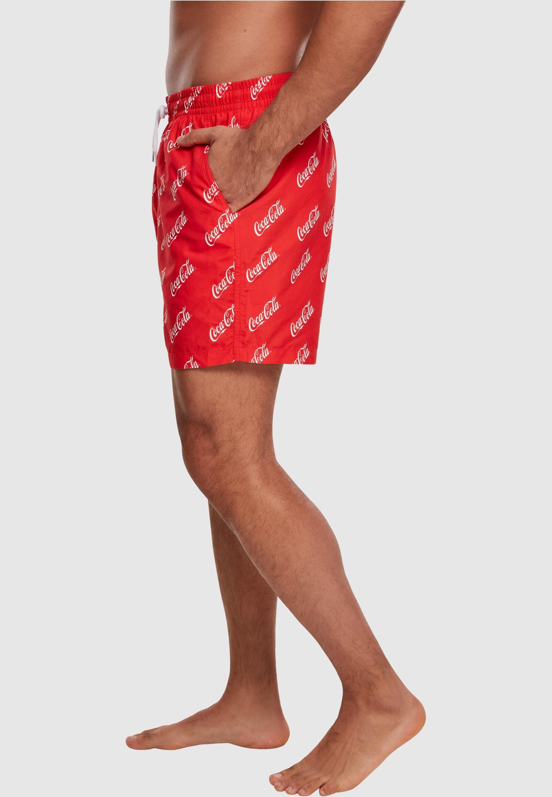 Merchcode Badeshorts »Merchcode Herren Coca Cola Logo AOP Swimshorts«