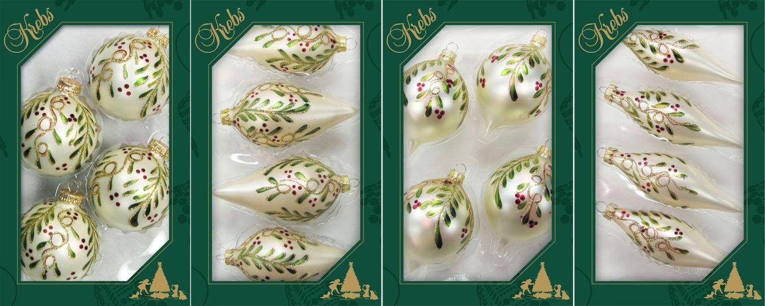 Krebs Glas Lauscha Christbaumschmuck "Kugel, Tropfen, Olive, Zwiebel, Weihn günstig online kaufen