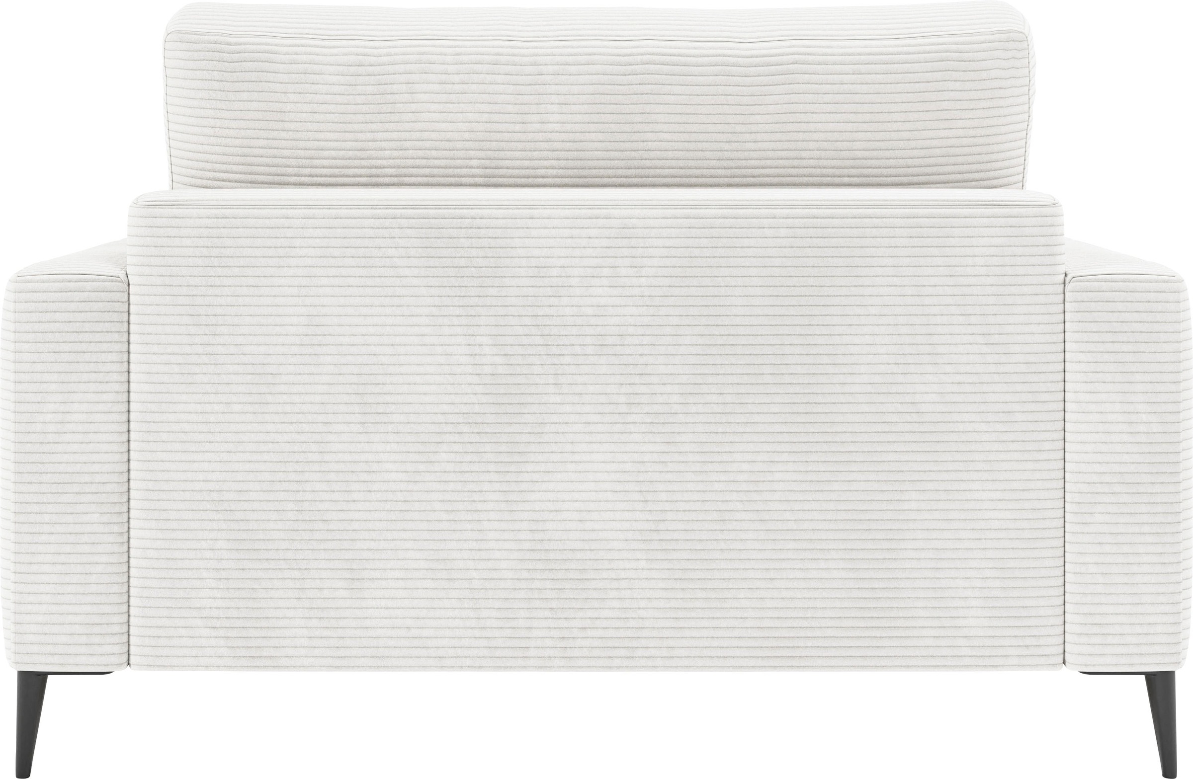INOSIGN Chaiselongue »Downtown Loungemöbel zum Relaxen, B/T/H: 132/170/84 cm«, auch in Bouclé, Cord und Easy care - leicht mir Wasser zu reinigen