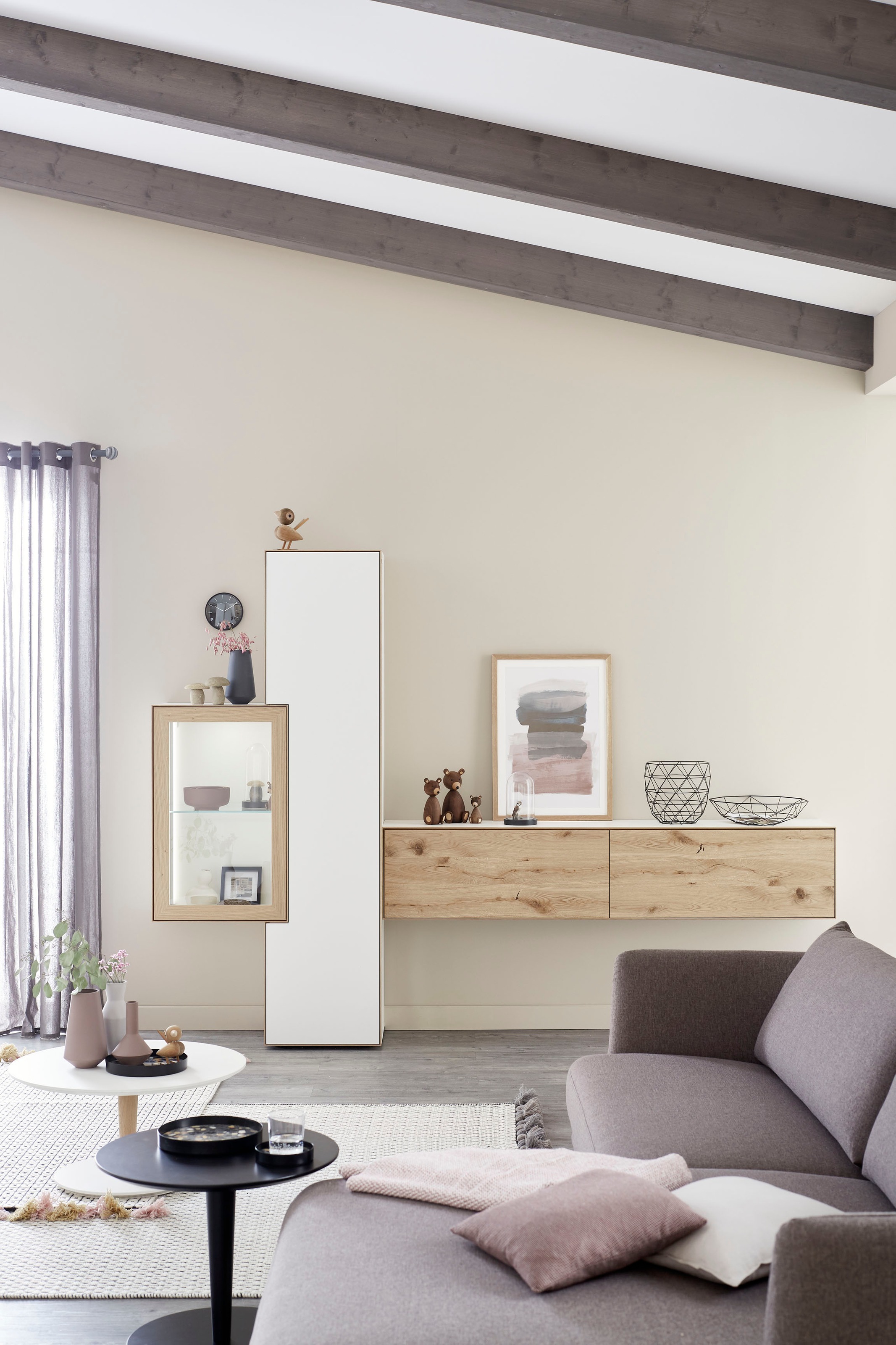 SCHÖNER WOHNEN-Kollektion Ecksofa »Pearl, elegantes Loungesofa mit tollem Sitzkomfort, L-Form«, schmale Armteile und bequeme Rückenkissen für angenehmen Sitzkomfort