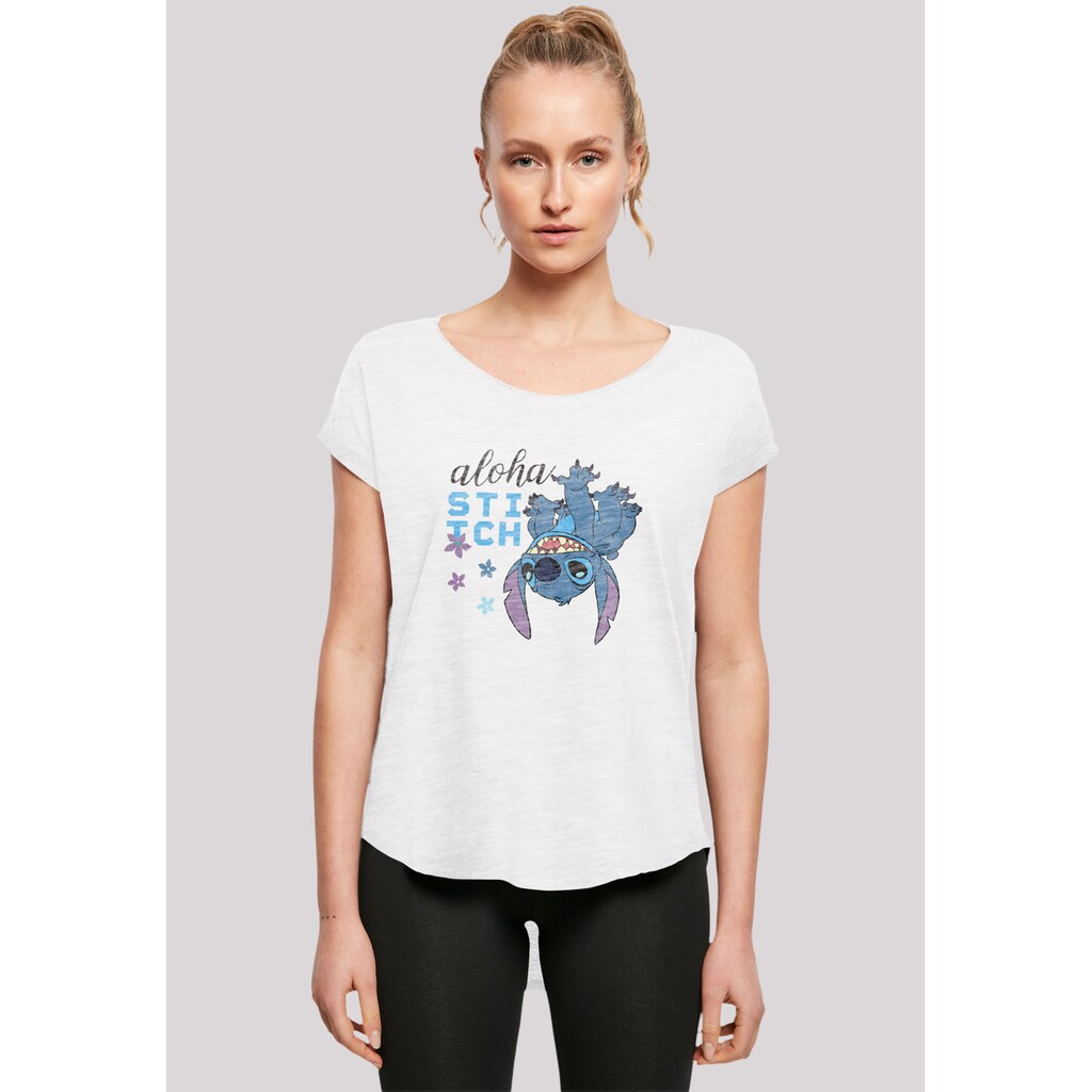 F4NT4STIC T-Shirt »Disney Lilo & Stitch On The Head«