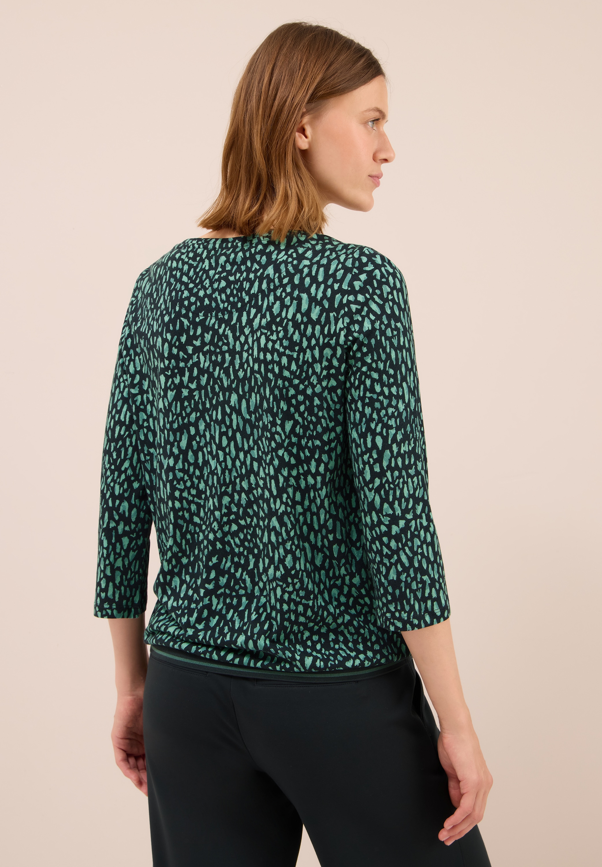 Cecil Langarmshirt, aus Baumwolle mit Stretchante