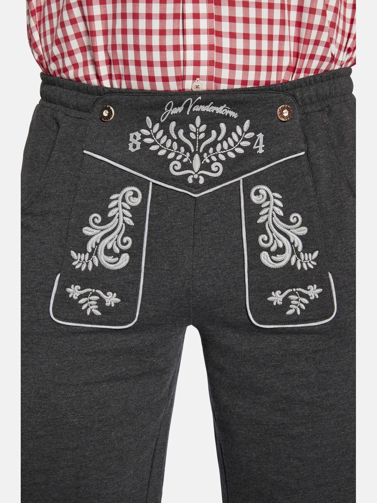 Jan Vanderstorm Sweatbermudas »Sweatbermuda DENNIK«, (1 tlg.), im Oktoberfest-Design