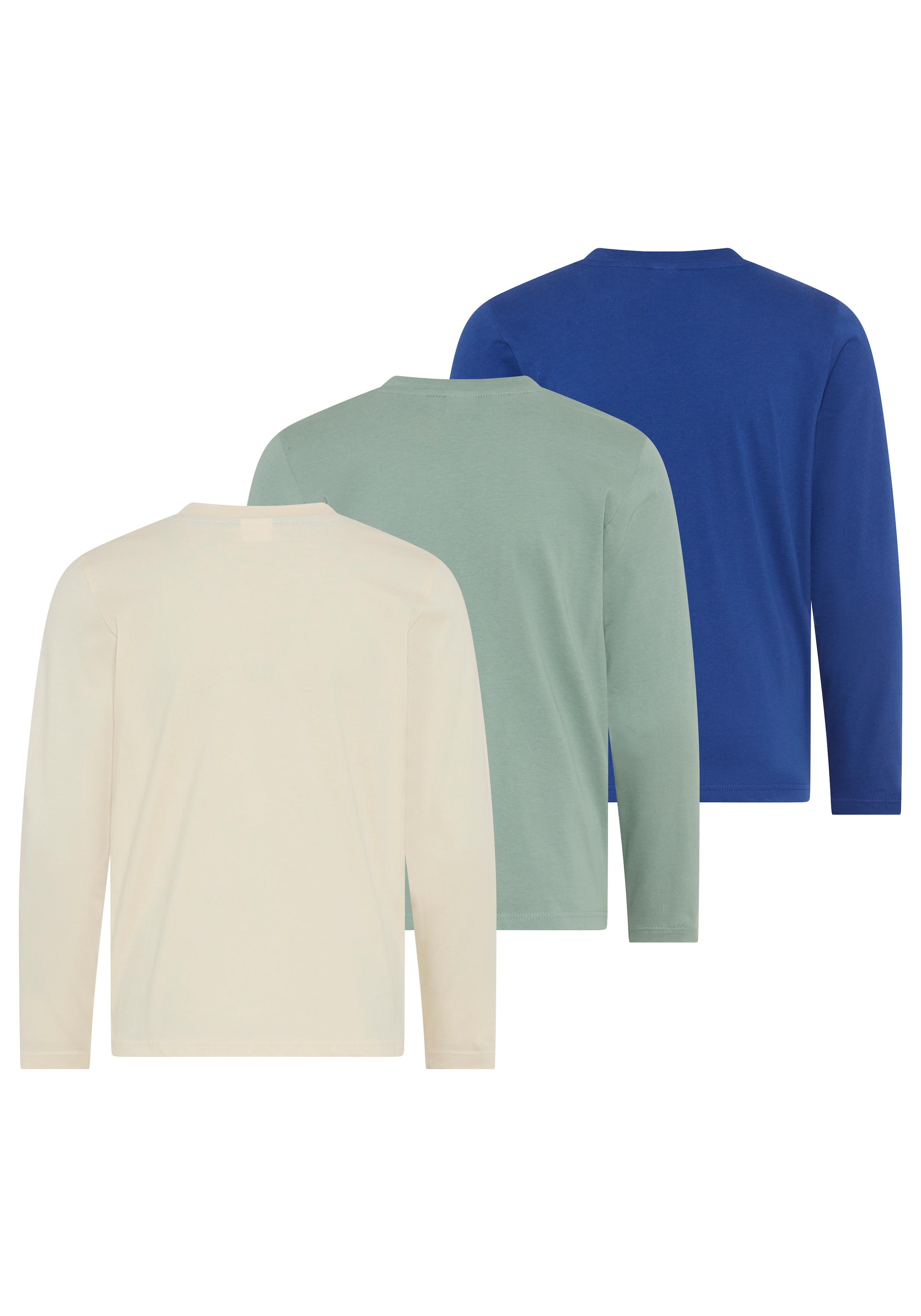 Scout Langarmshirt »3er Packung Shirt mit coolen Sprüche-Prints - NEU von SCOUT« Packung, 3,  3 Langarmshirts mit coolen Drucken: STAY COOL, STAY WILD, STAY CRAZY