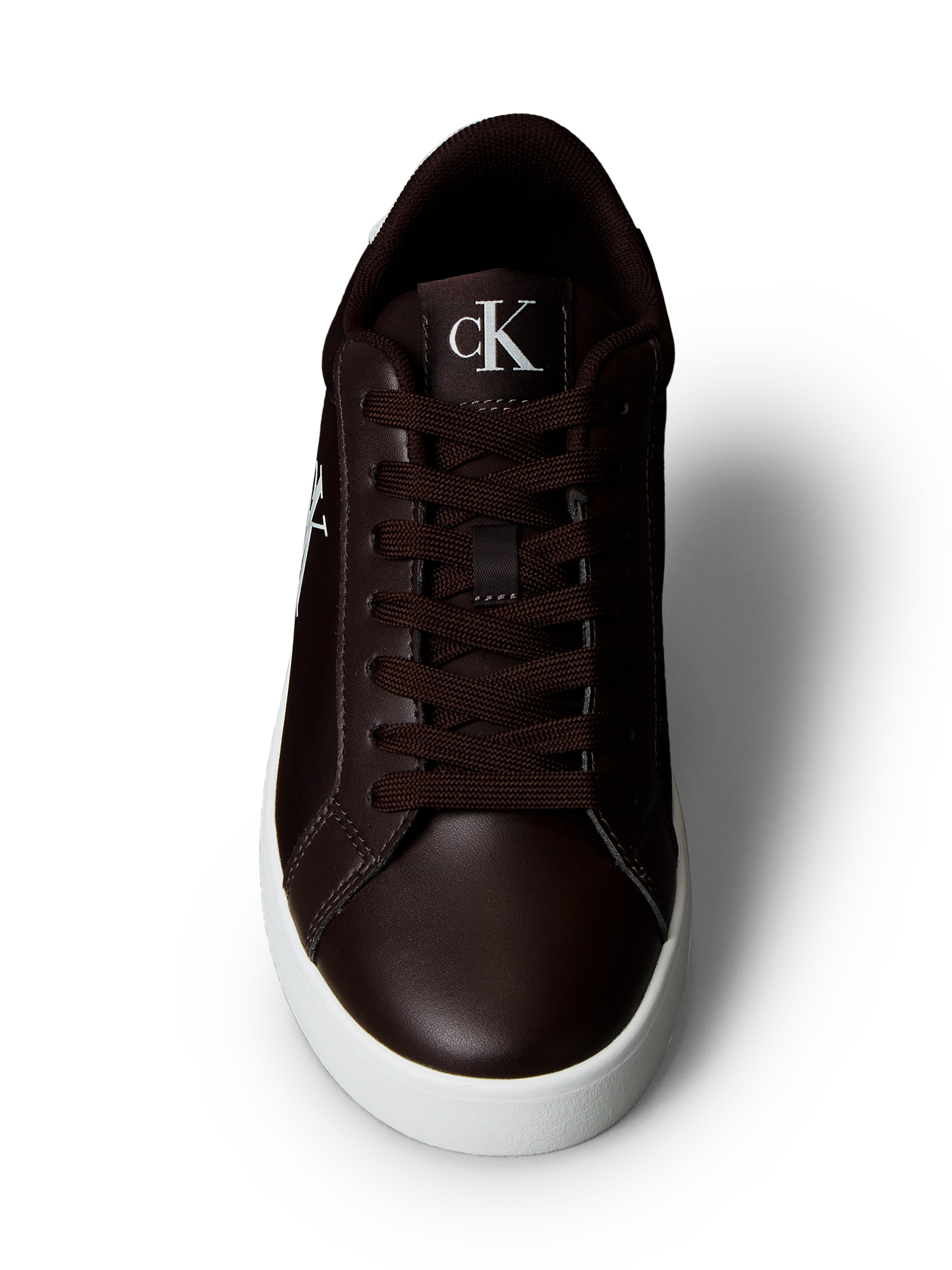 Calvin Klein Jeans Sneaker »CUPSOLE LACE UP PU MG«, Schnürschuh, Halbschuh, Freizeitsneaker, Casual-Schnürer mit CK-Logo