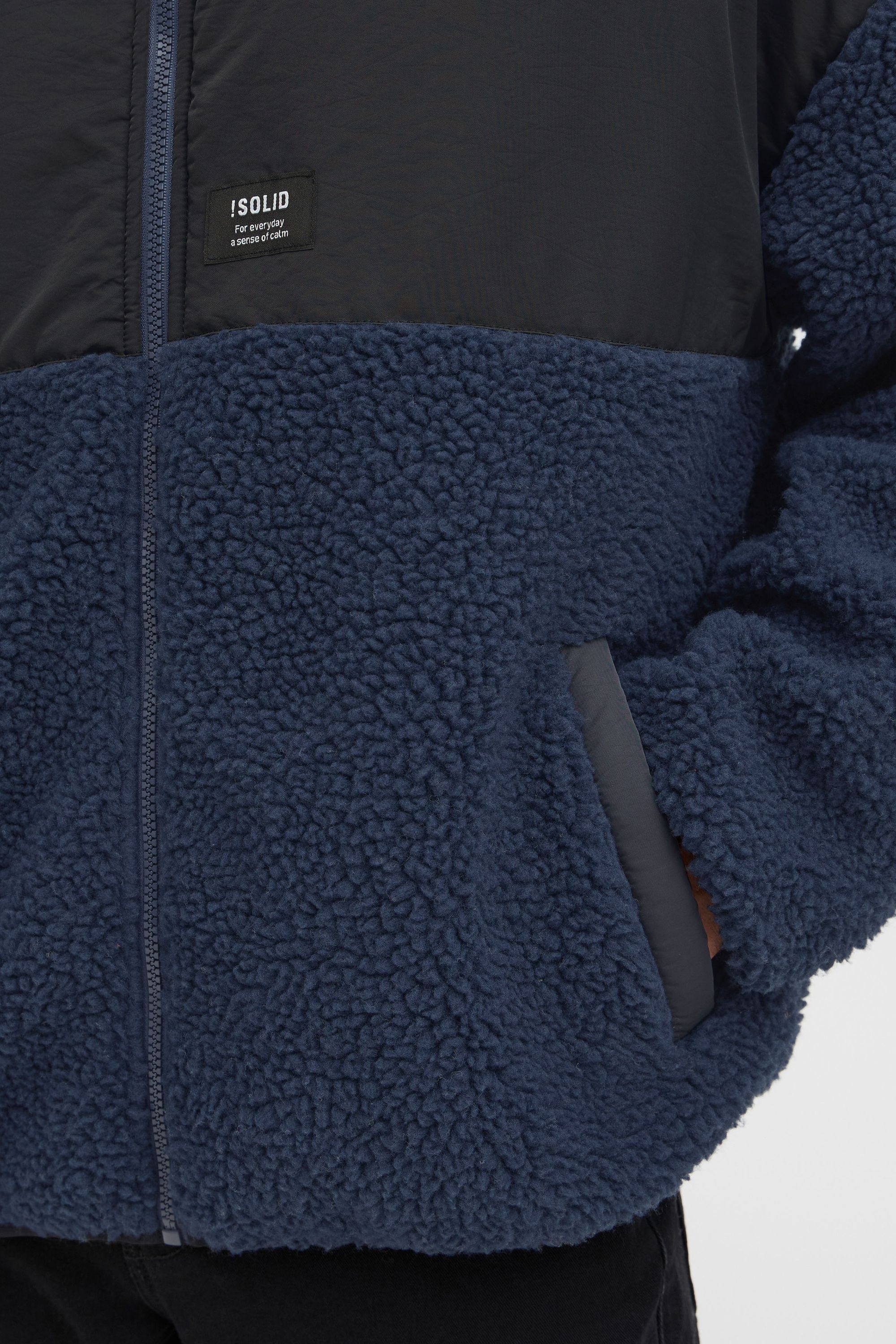 !Solid Fellimitatjacke »Fellimitatjacke SDMark«, mit Kapuze