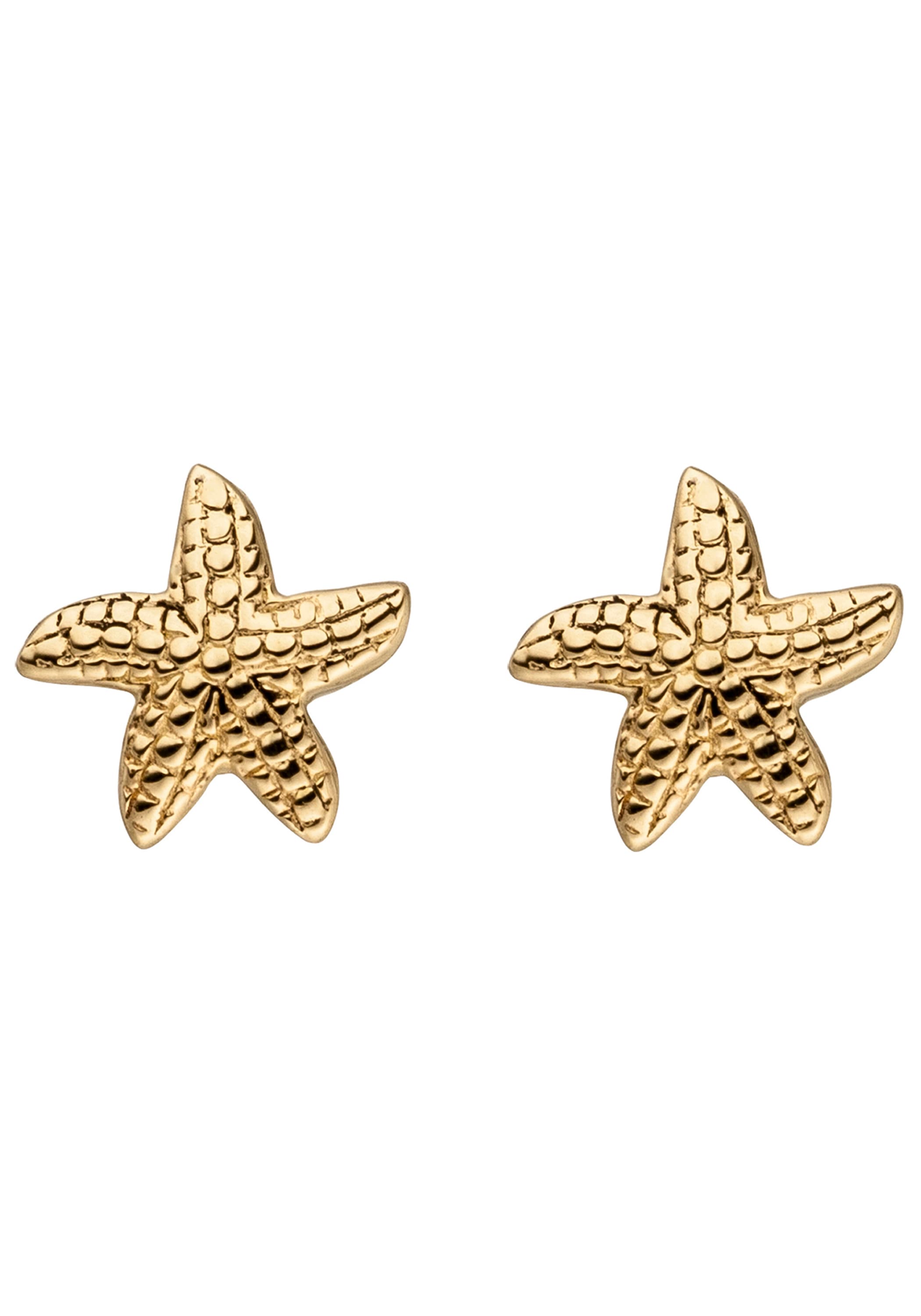 JOBO Paar Ohrstecker »Ohrringe Seestern«, 585 Gold