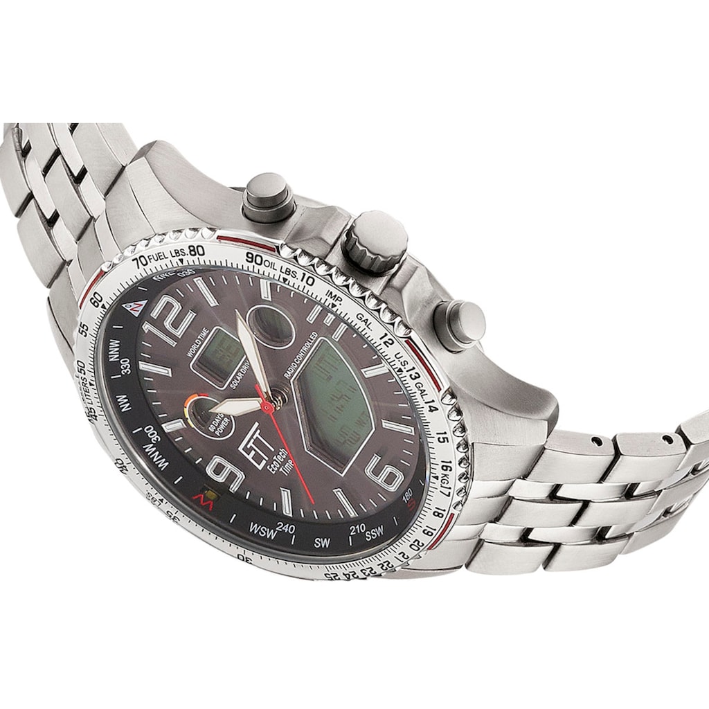 ETT Funkchronograph »Professional World Timer, EGT-11572-21M«