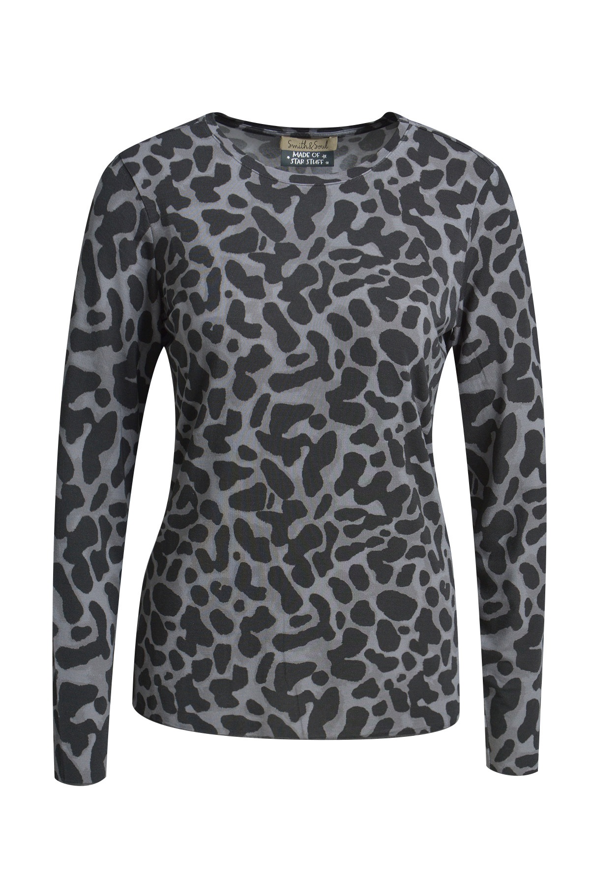 Smith & Soul Rundhalsshirt mit All Over-Print