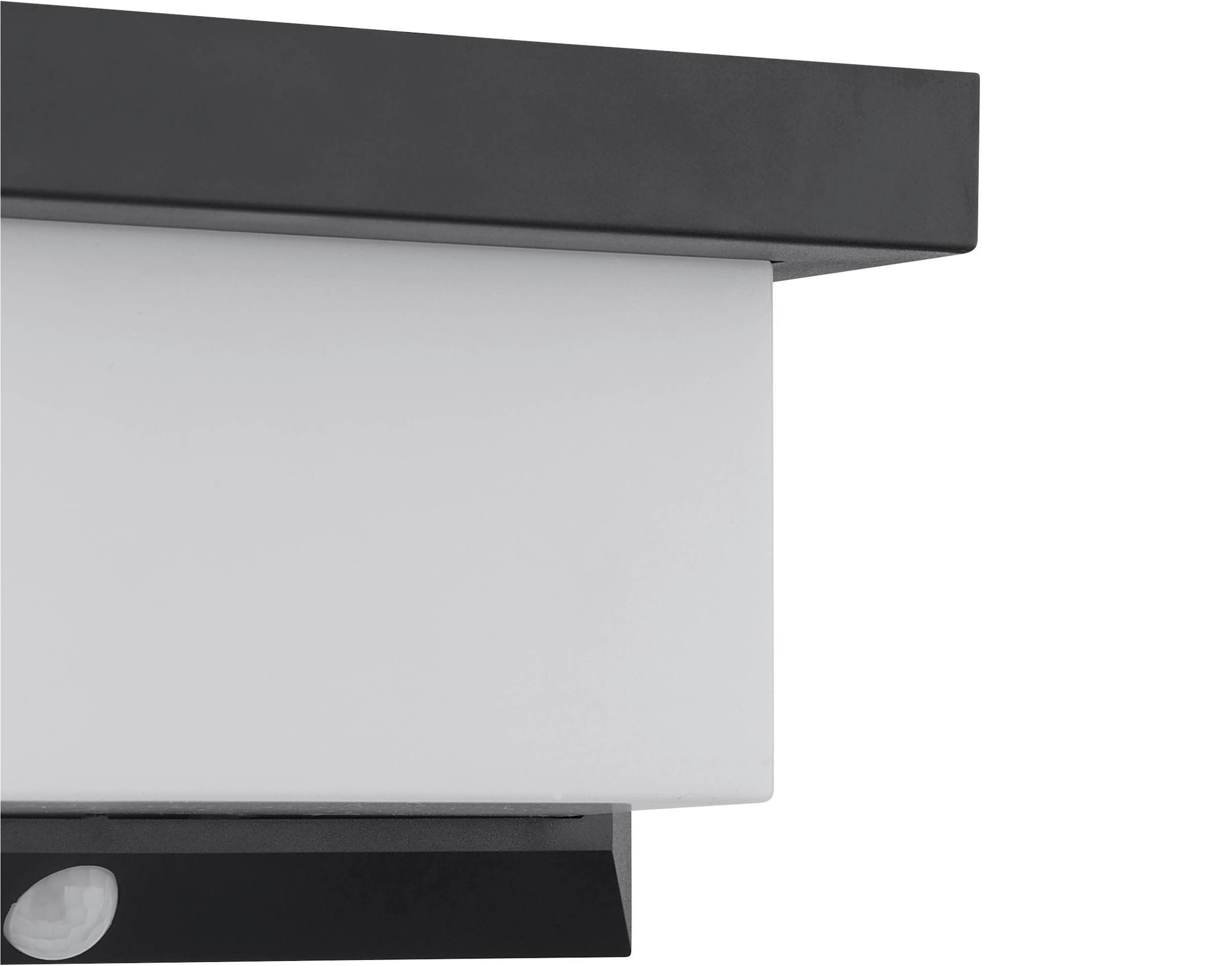 EGLO LED Solarleuchte »Utrera Solarlampe, Wandlampe aus Kunststoff, Außenbeleuchtung, IP44« LED-Modul 1 Stk. Kaltweiß