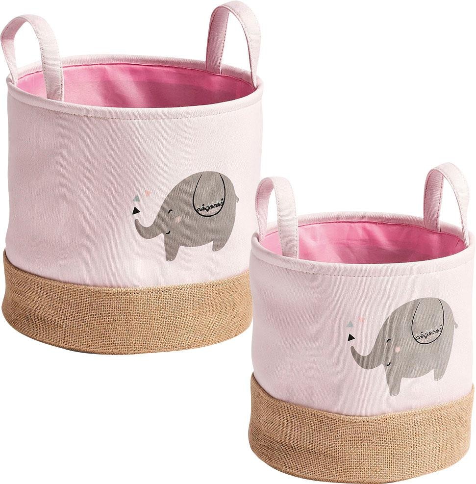 Zeller Present Aufbewahrungskorb »Elefant« (Set 2 St....