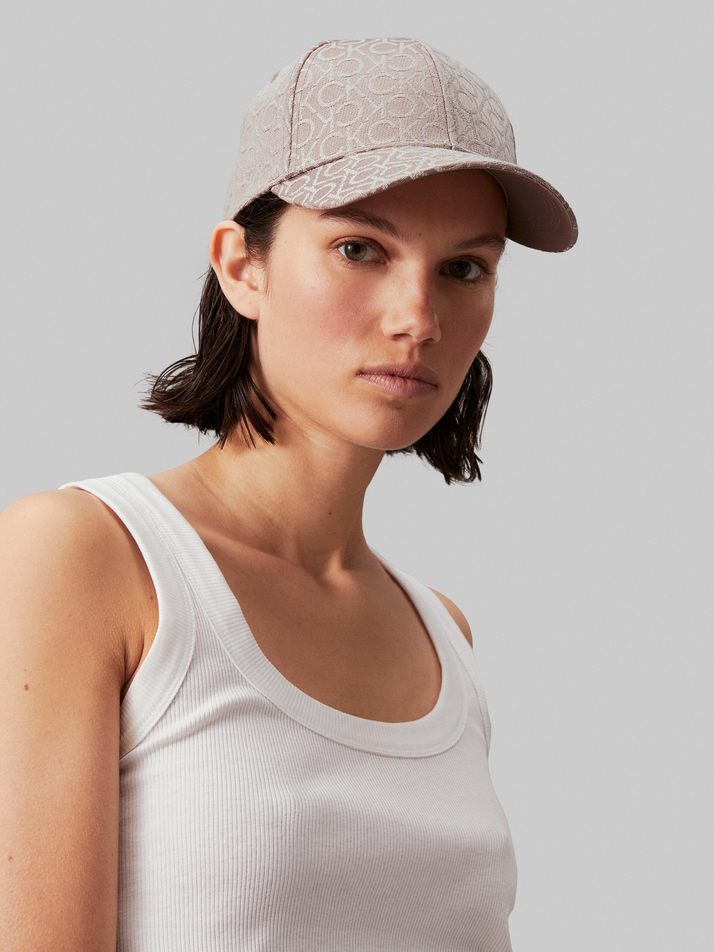 Calvin Klein Snapback Cap »MONOGRAM JACQUARD CAP«, mit Logoprägung
