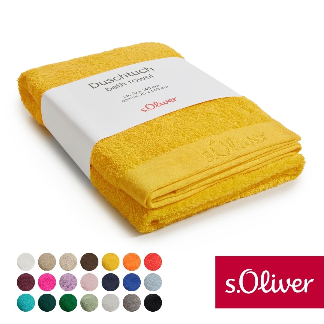 s.Oliver Duschtuch "s.Oliver, Premium Qualität, 600 gr/m², auch als Sets erhältlich" große Farbauswahl, auch als Handtuch, Waschhandschuh, Gästetuch